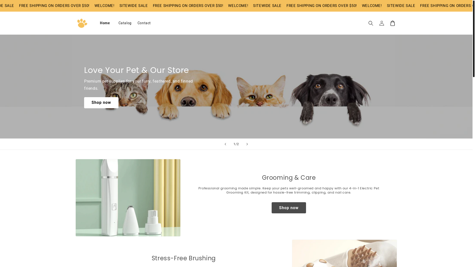 website screenshot of https://shopbarkly.store/