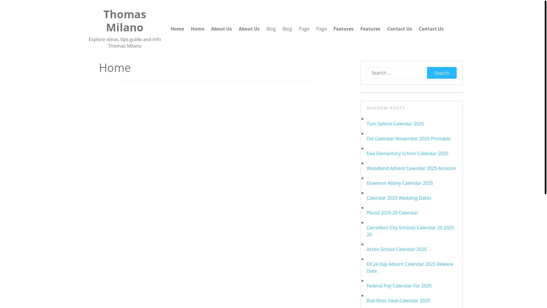 website screenshot of https://thomasmilano.pages.dev/
