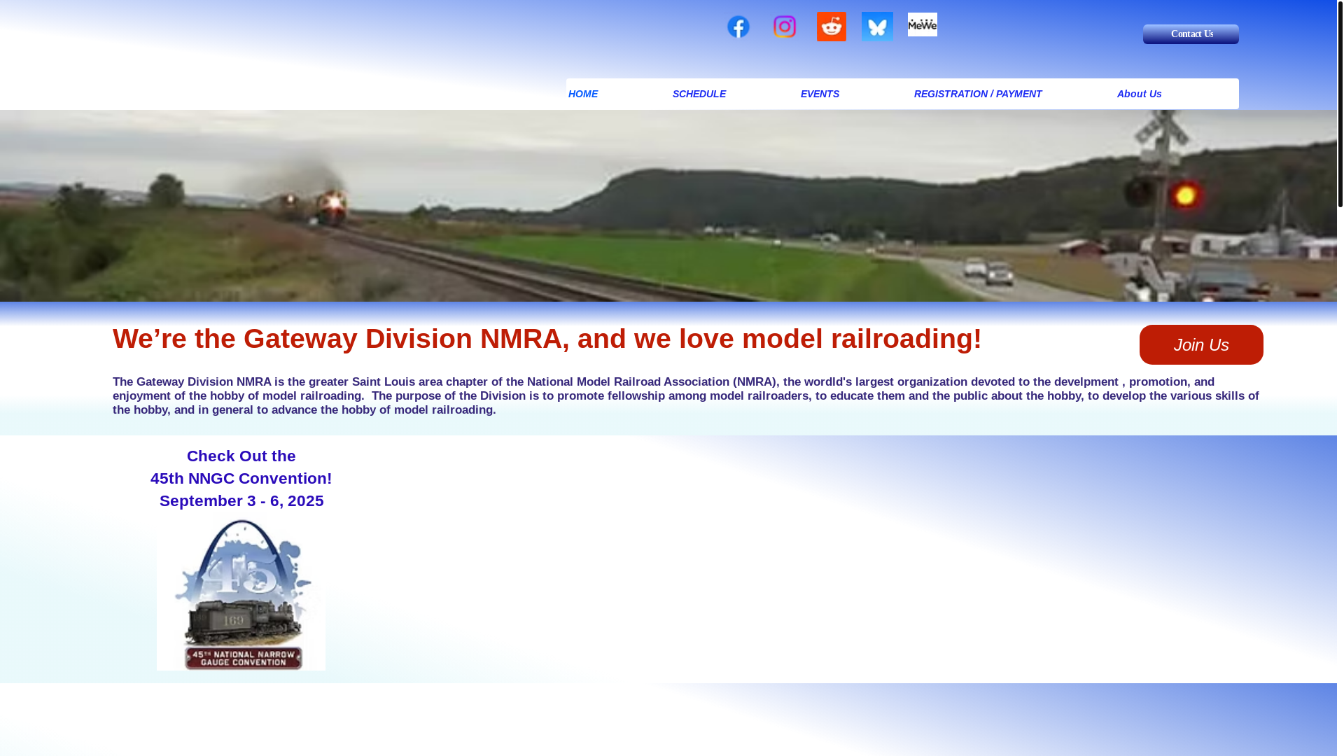 website screenshot of https://gatewaydivisionnmra.com/
