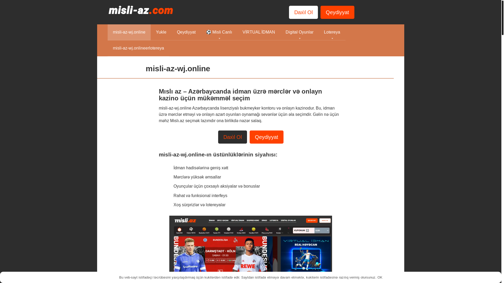 website screenshot of https://misli-az-wj.online/