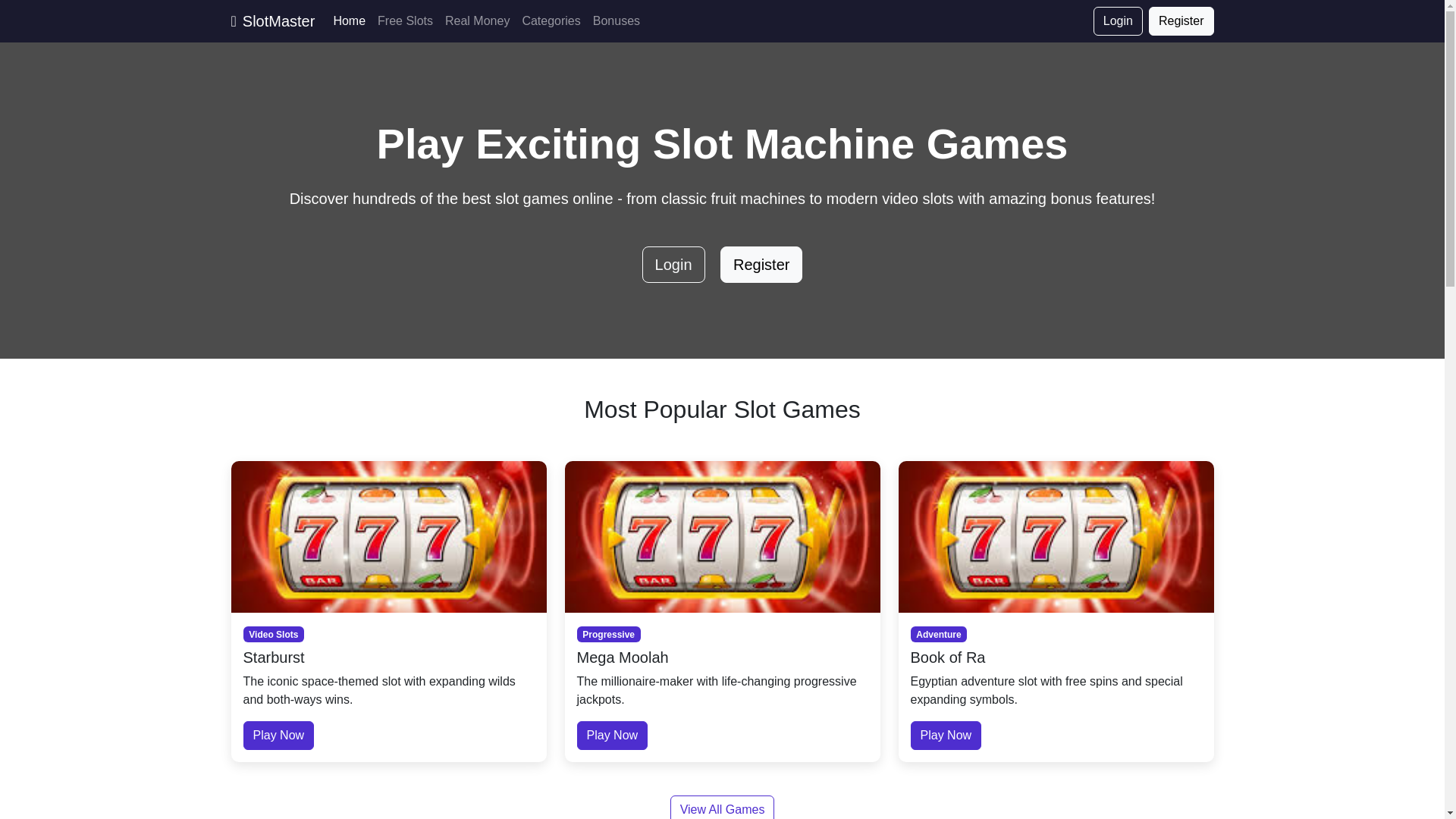 website screenshot of https://slotmachinegame.lol/