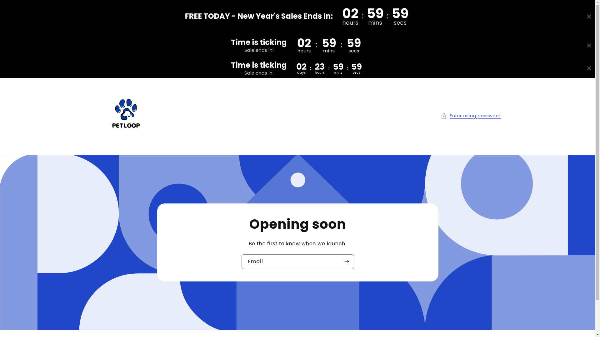 website screenshot of https://trypetloop.com/