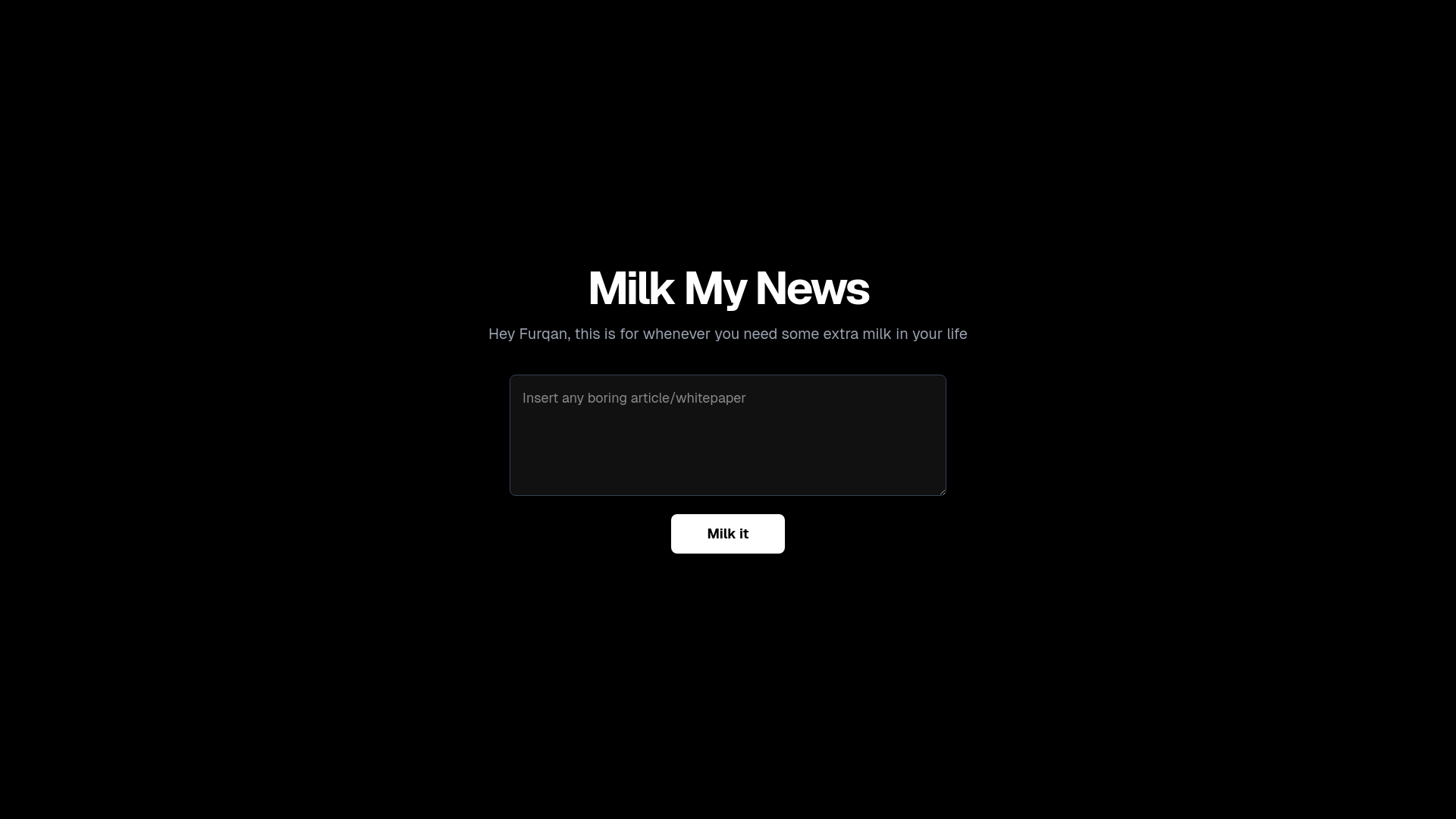 website screenshot of https://milkmy.news/