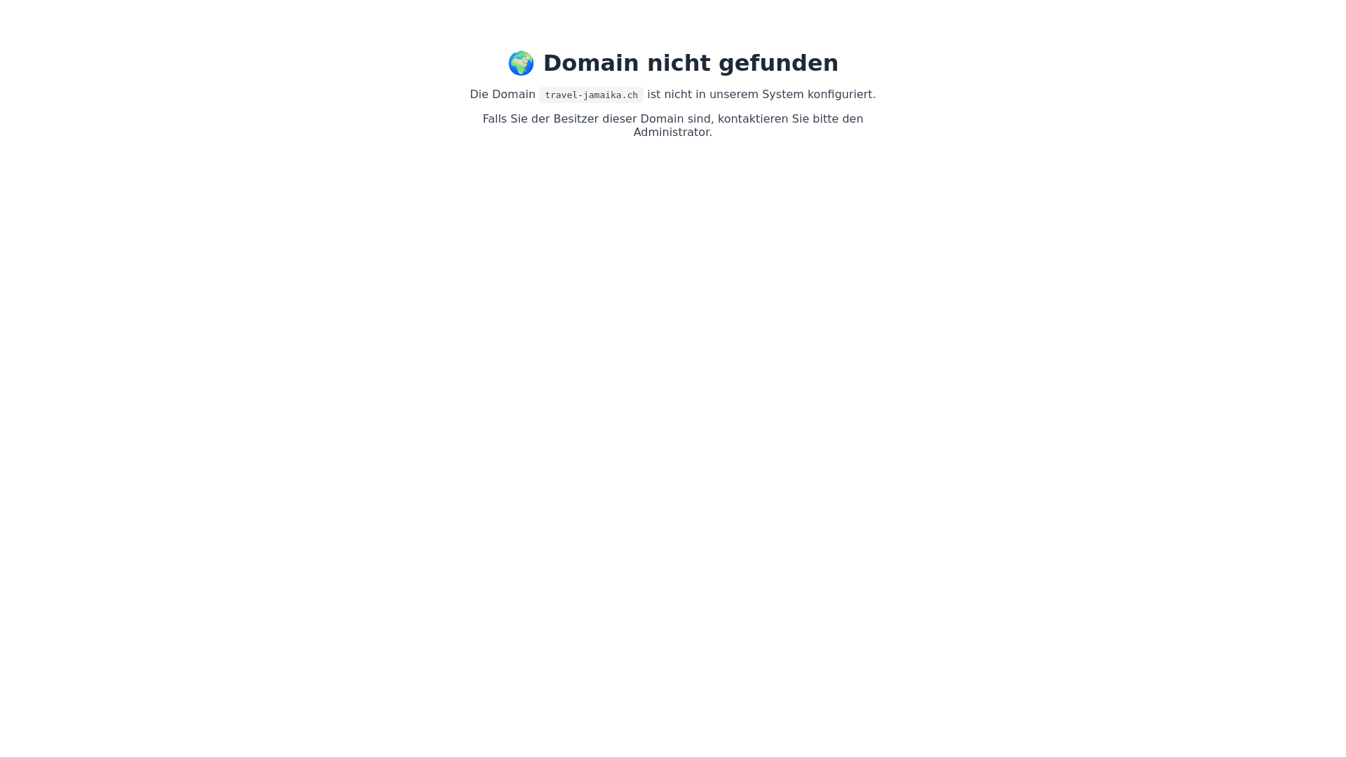 website screenshot of https://travel-jamaika.ch/