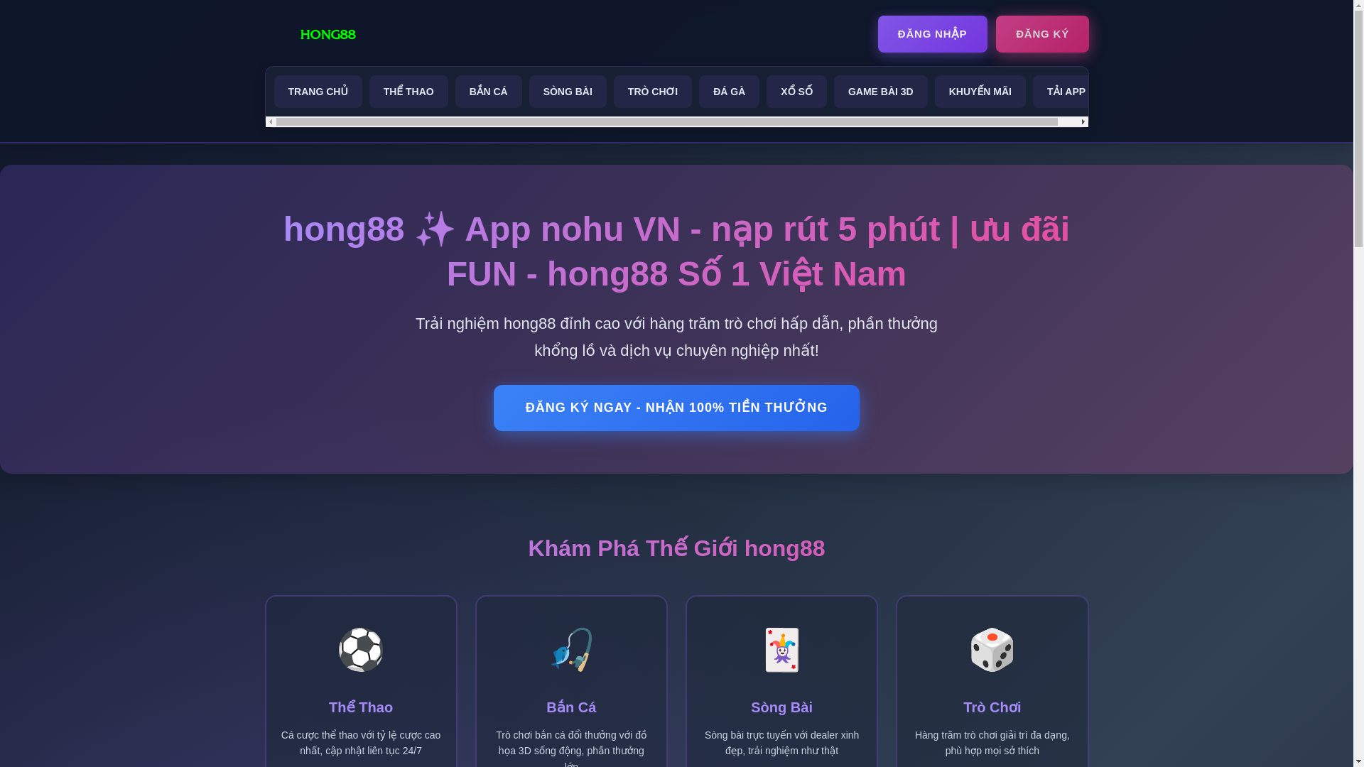 website screenshot of https://hong88g.com/
