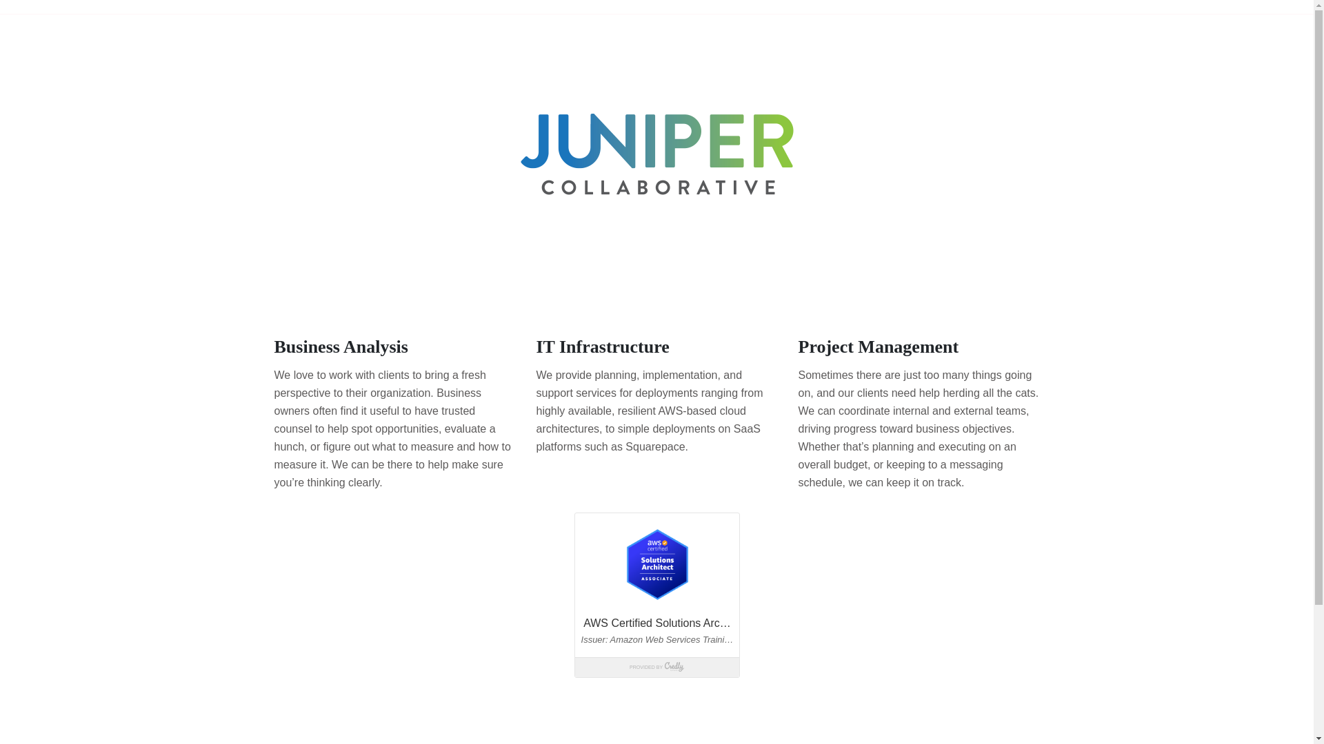 website screenshot of https://juniper-collaborative.pages.dev/