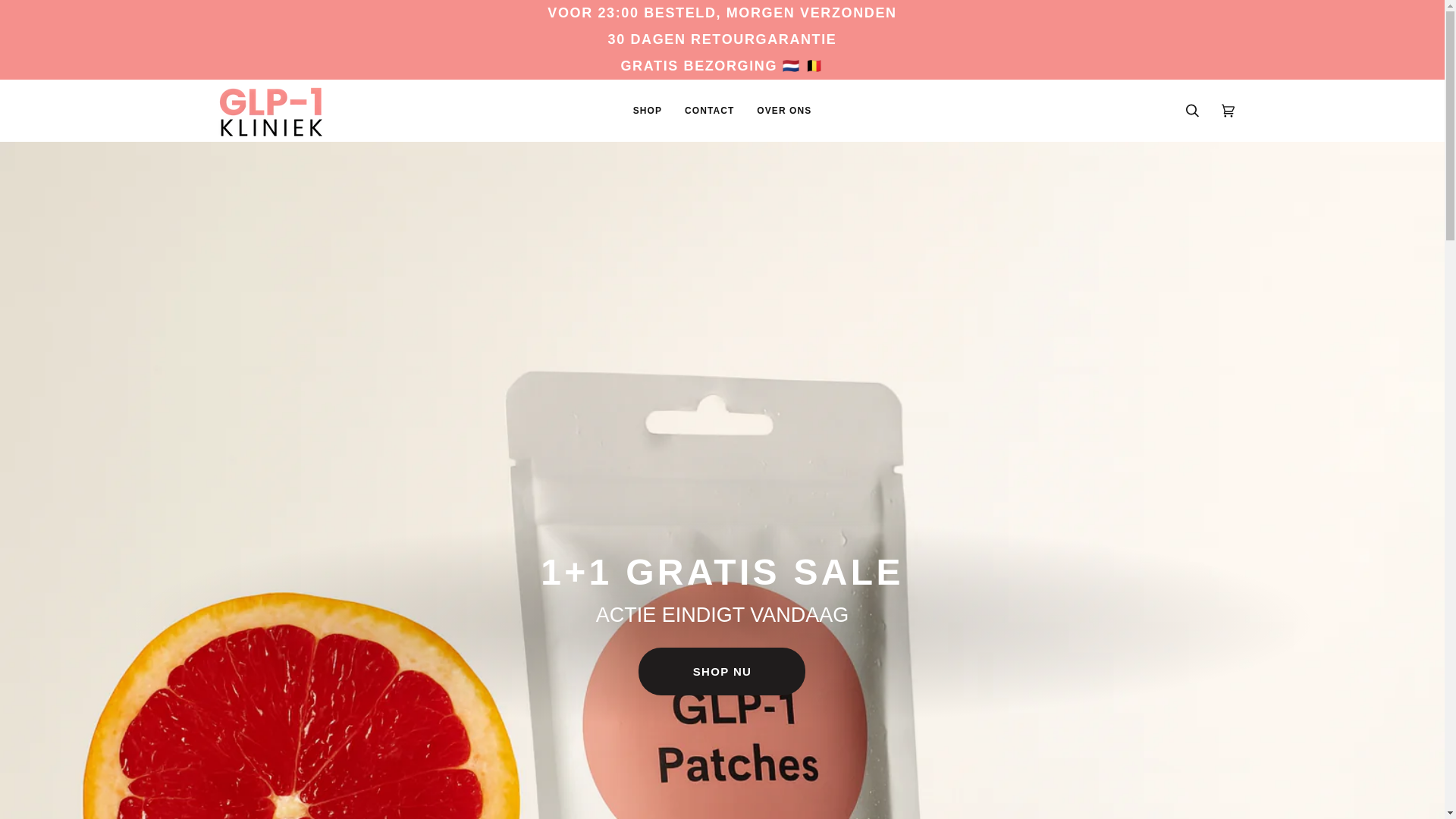 website screenshot of https://glpkliniek.nl/