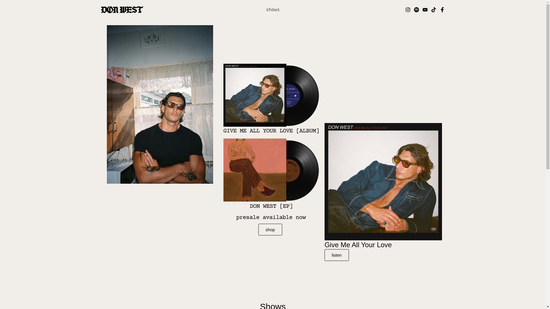 website screenshot of https://www.don-west.com/