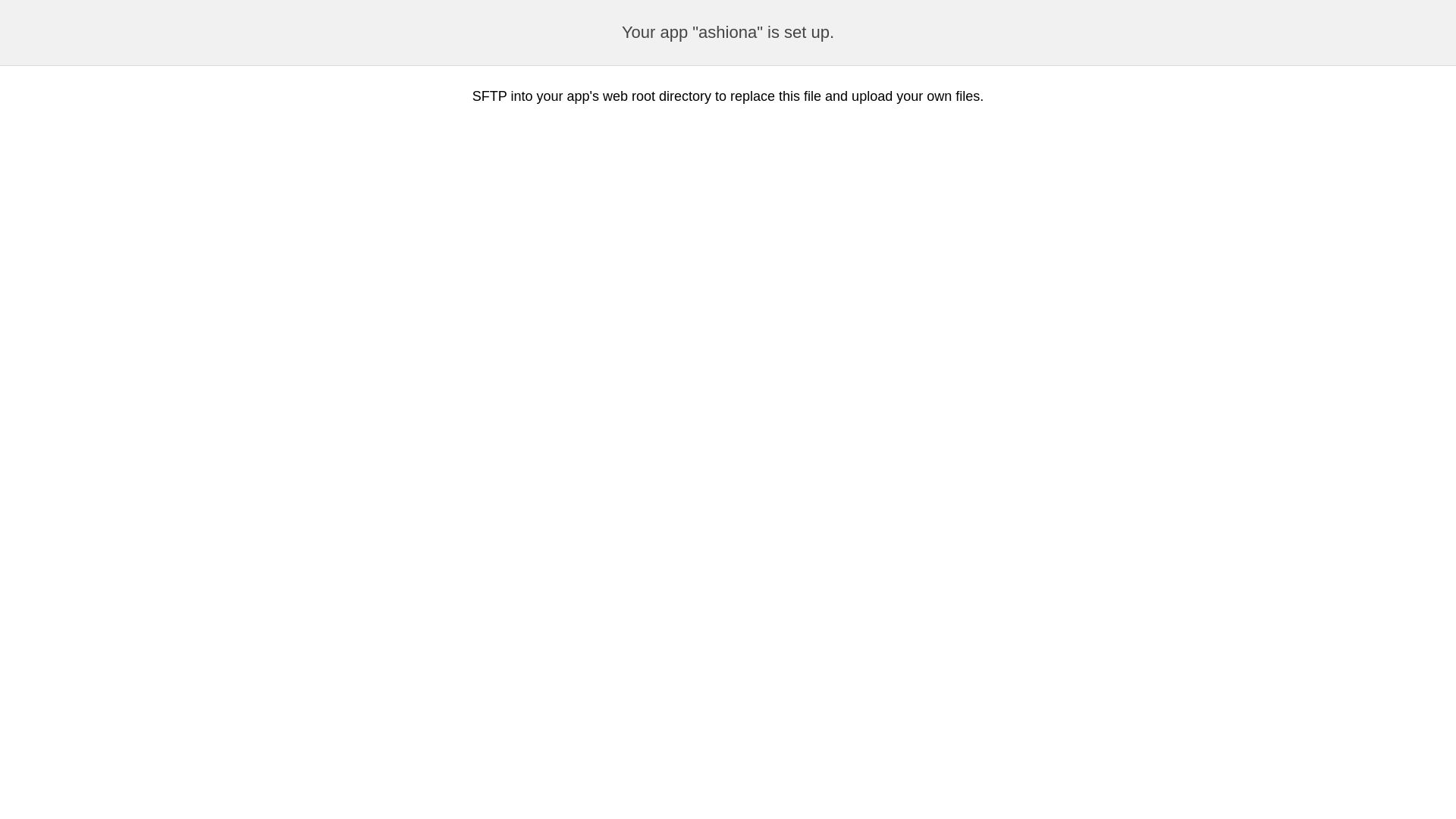 website screenshot of https://ashiona.store/