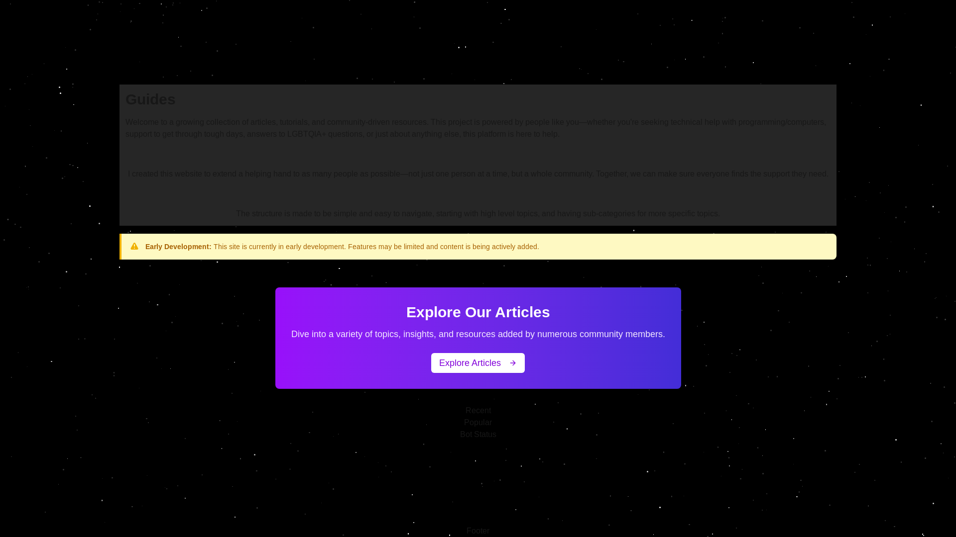 website screenshot of https://queercoded.lgbt/