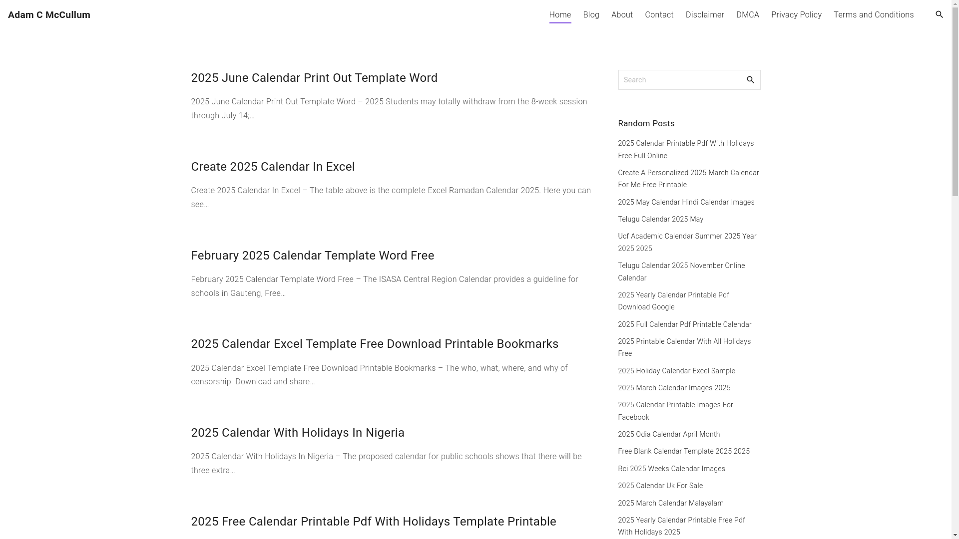 website screenshot of https://adamcmccullumm.pages.dev/
