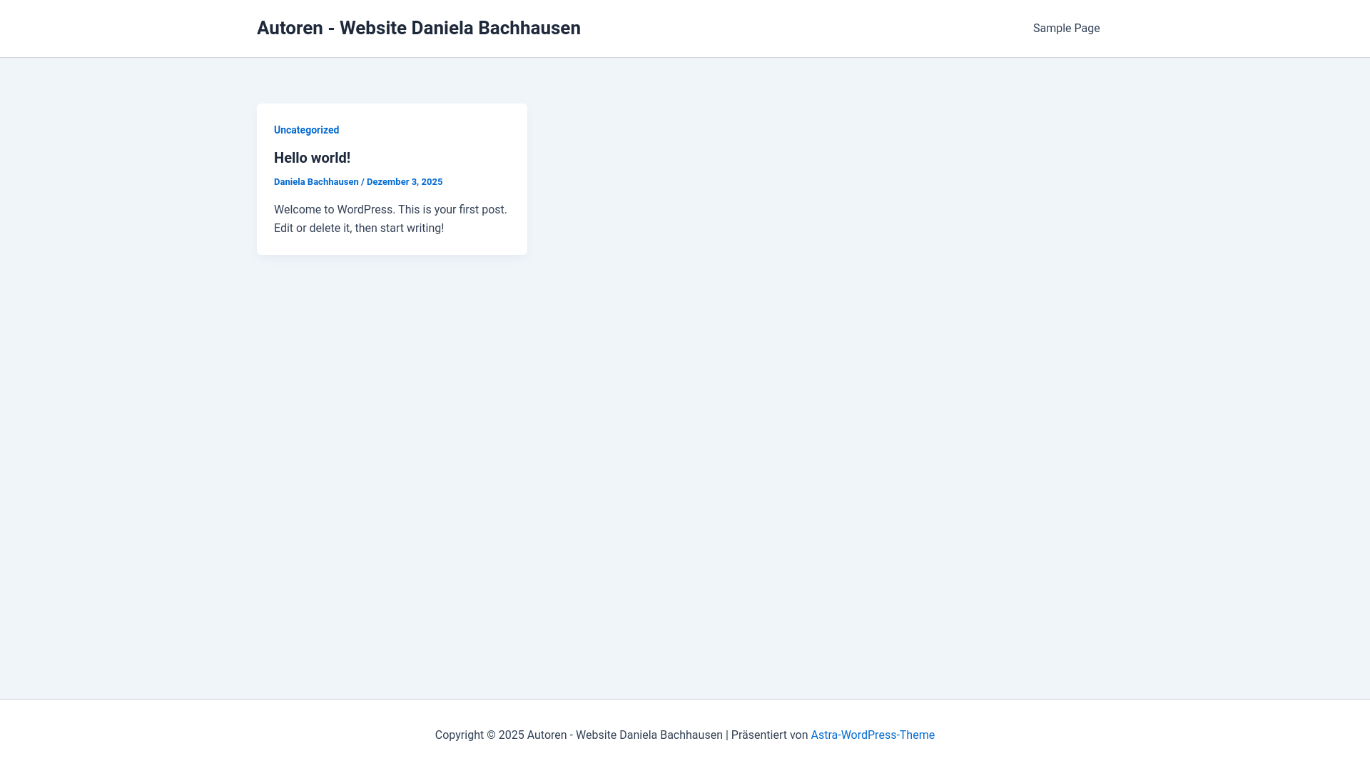 website screenshot of https://danielabachhausen.de/