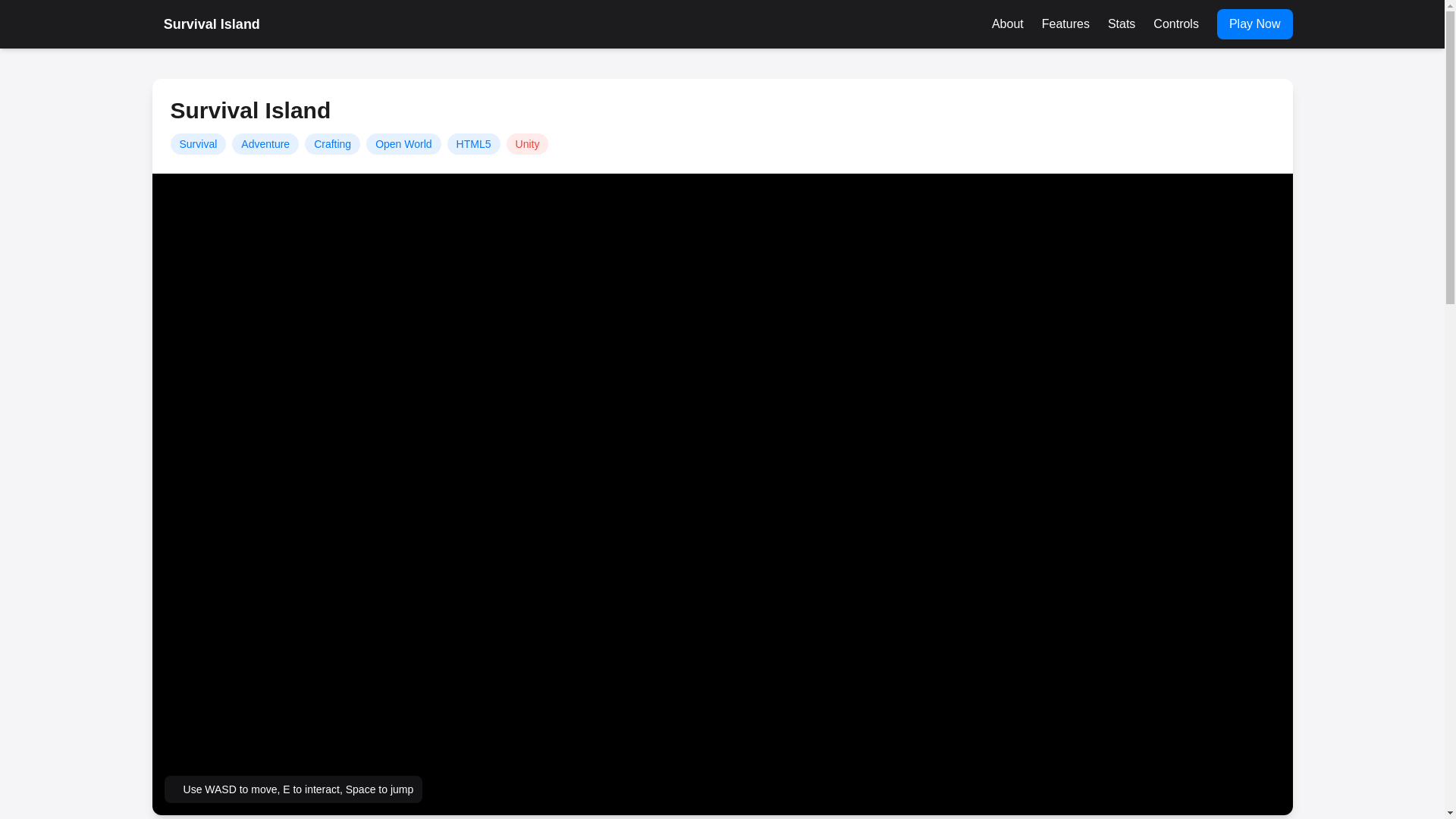 website screenshot of https://survivalisland.pages.dev/