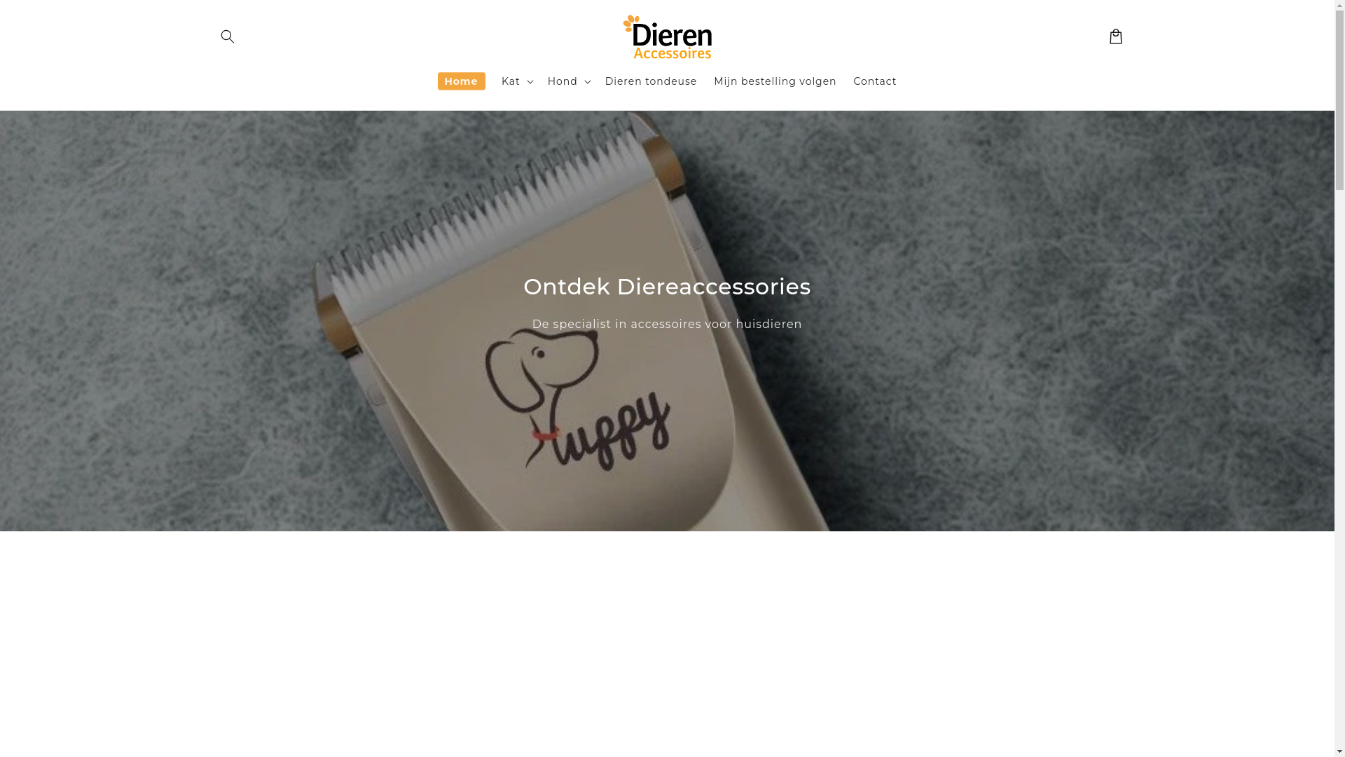 website screenshot of https://dieren-accessoires.com/