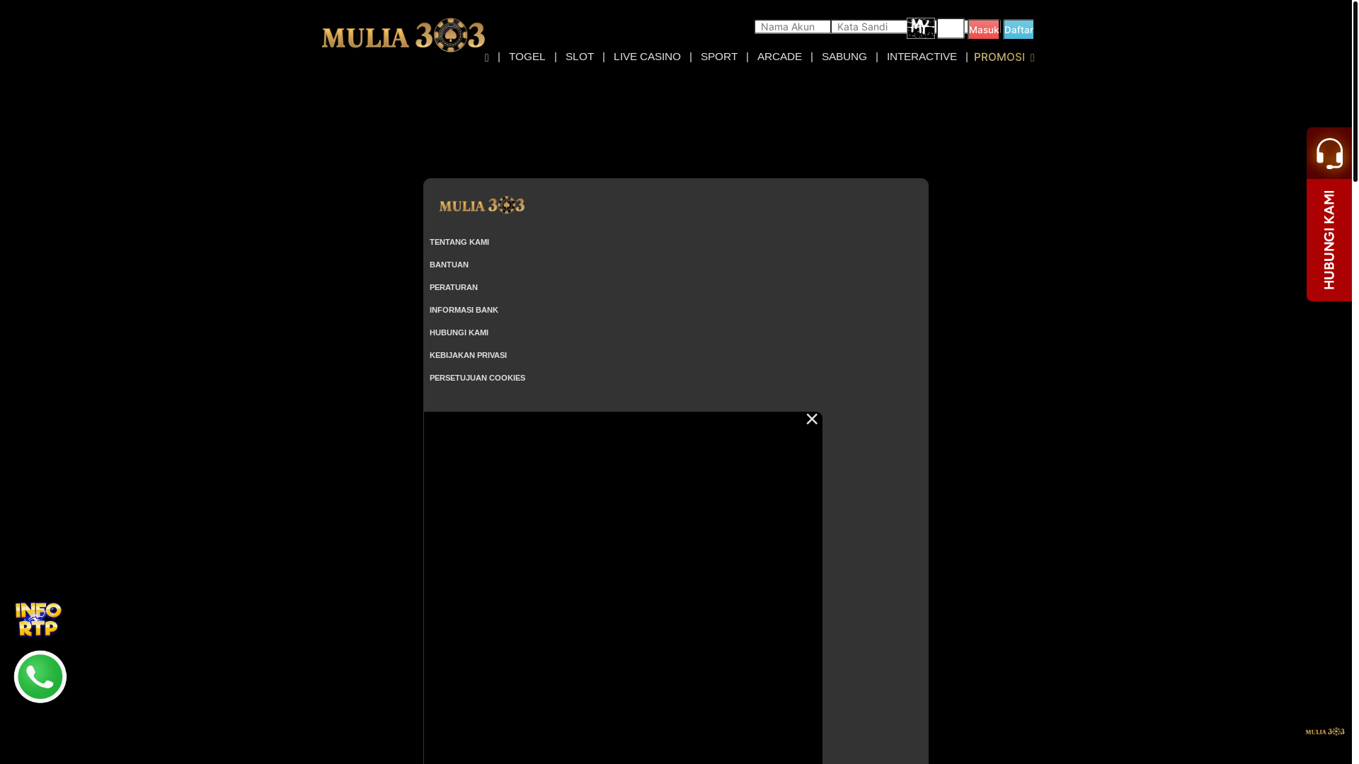 website screenshot of https://mainmulia45.shop/