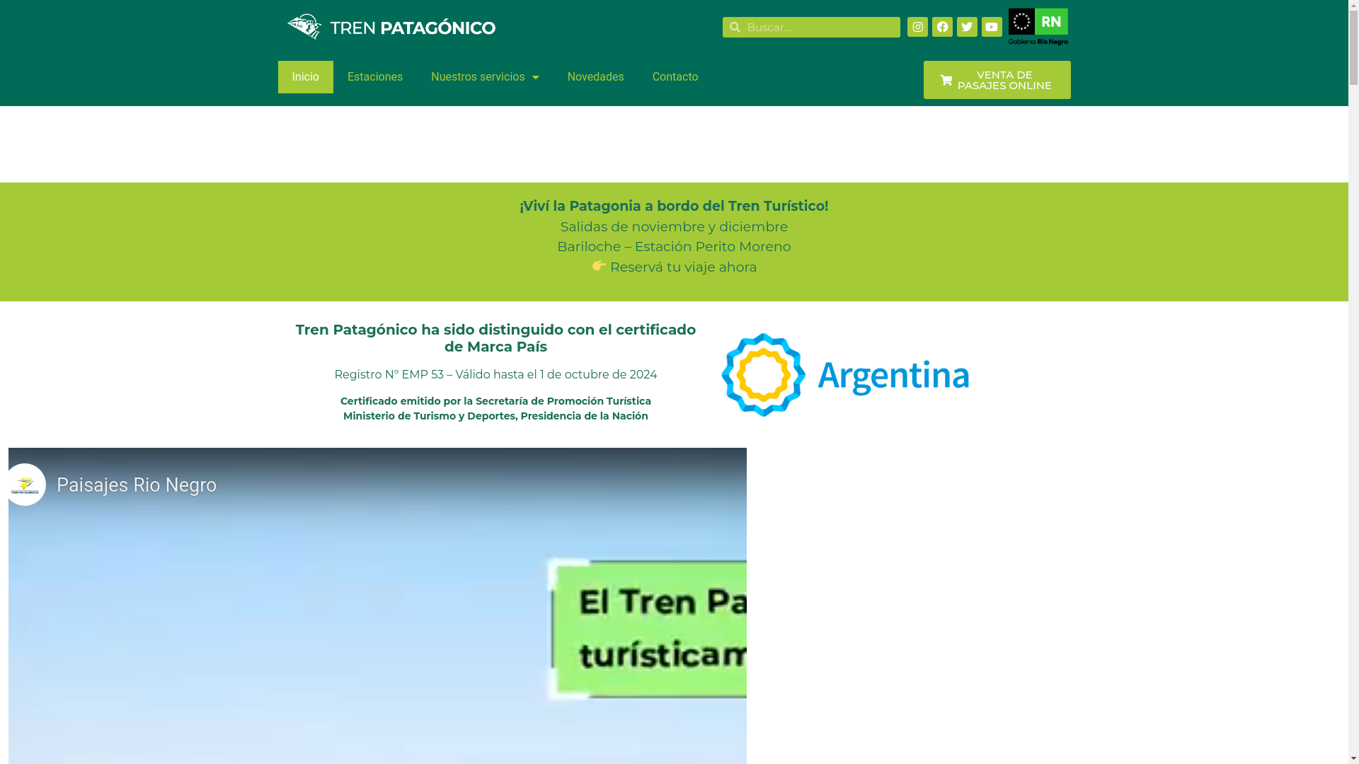 website screenshot of https://trenpatagonicosa.com.ar/