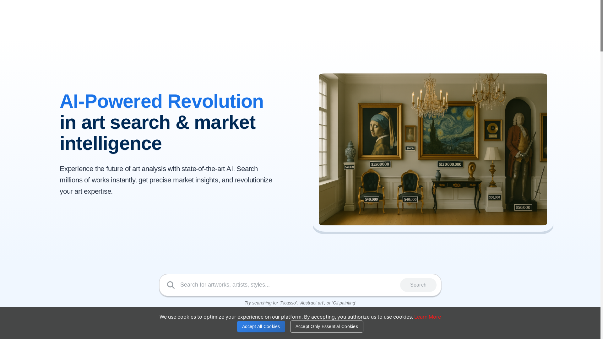 website screenshot of https://valartic.pages.dev/
