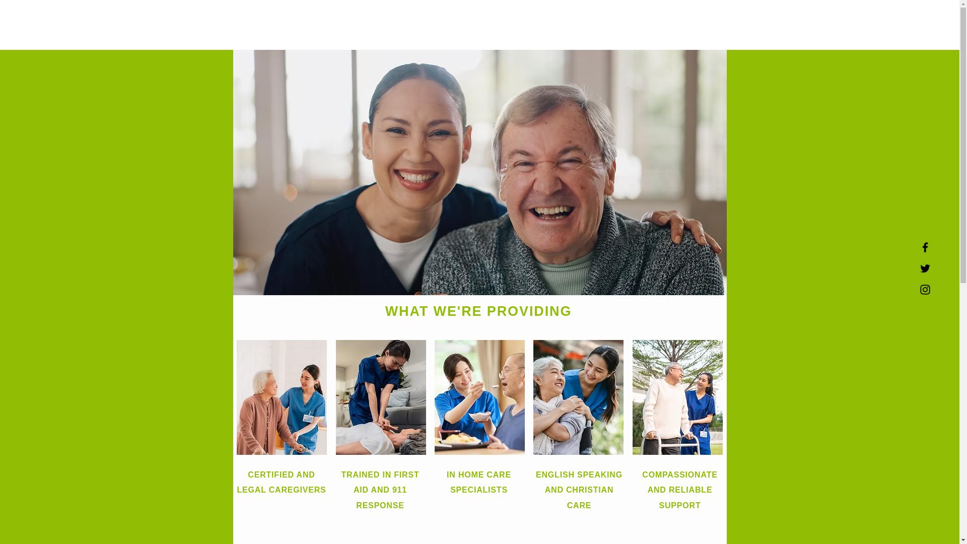 website screenshot of https://excelcaregiver.com/