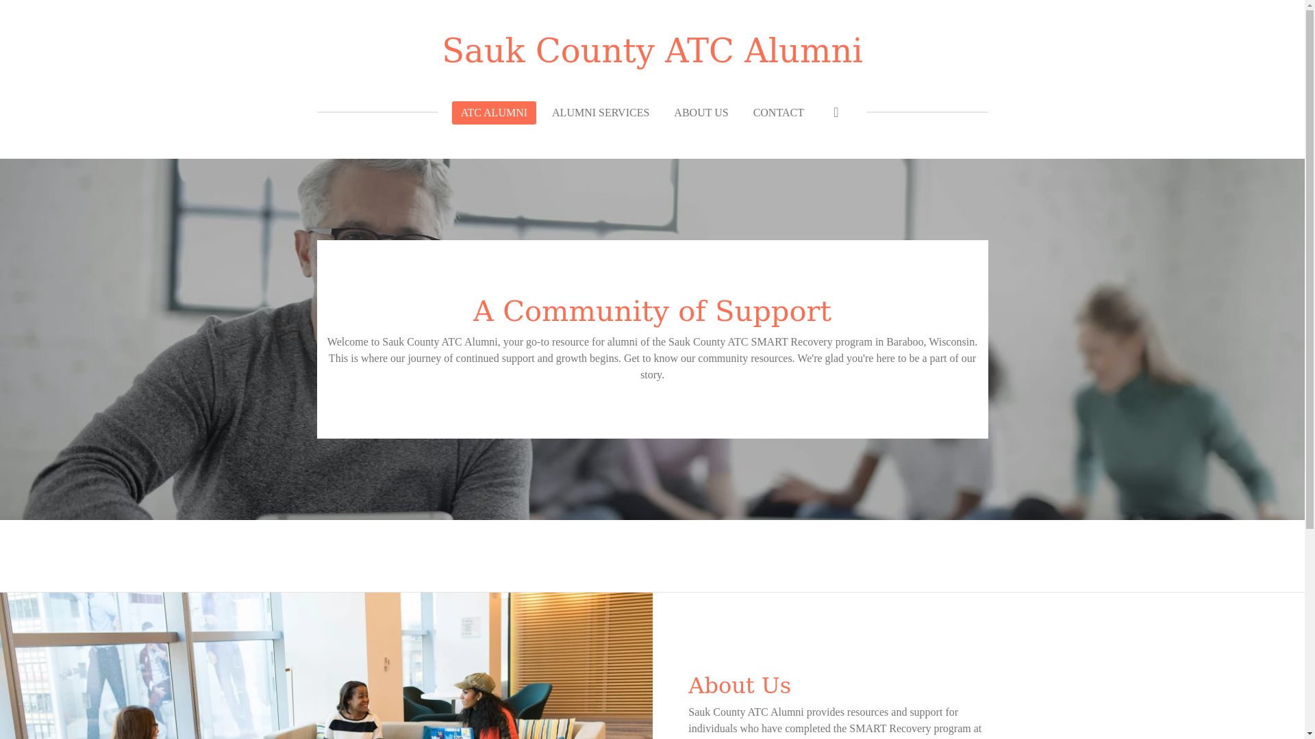 website screenshot of https://saukcountyatcalumni.com/