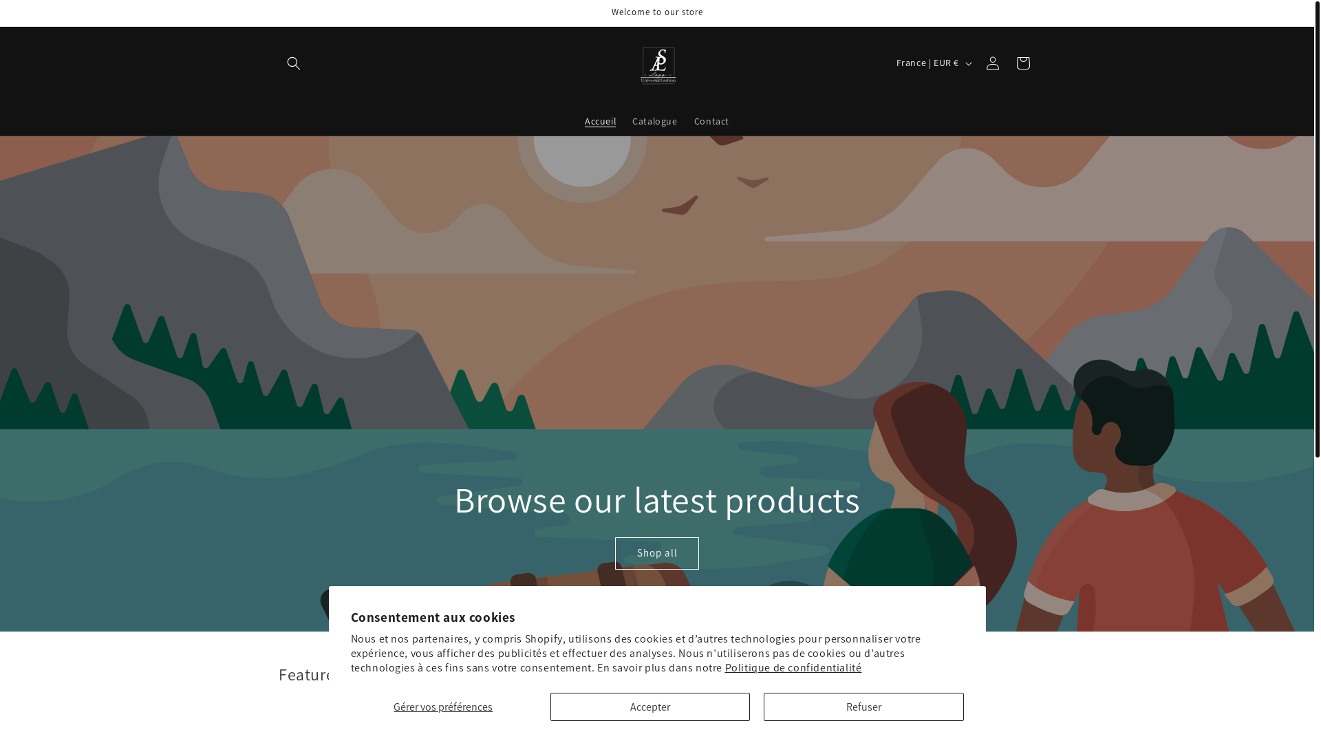 website screenshot of https://laps-universalfashion.com/