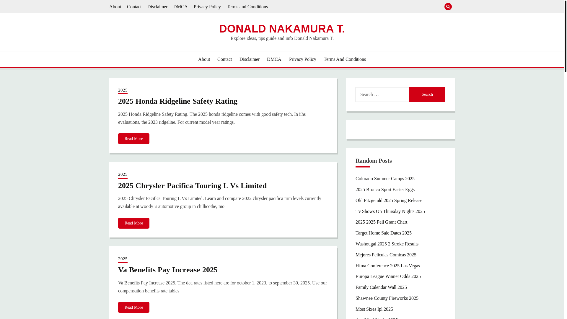 website screenshot of https://donaldnakamurat.pages.dev/
