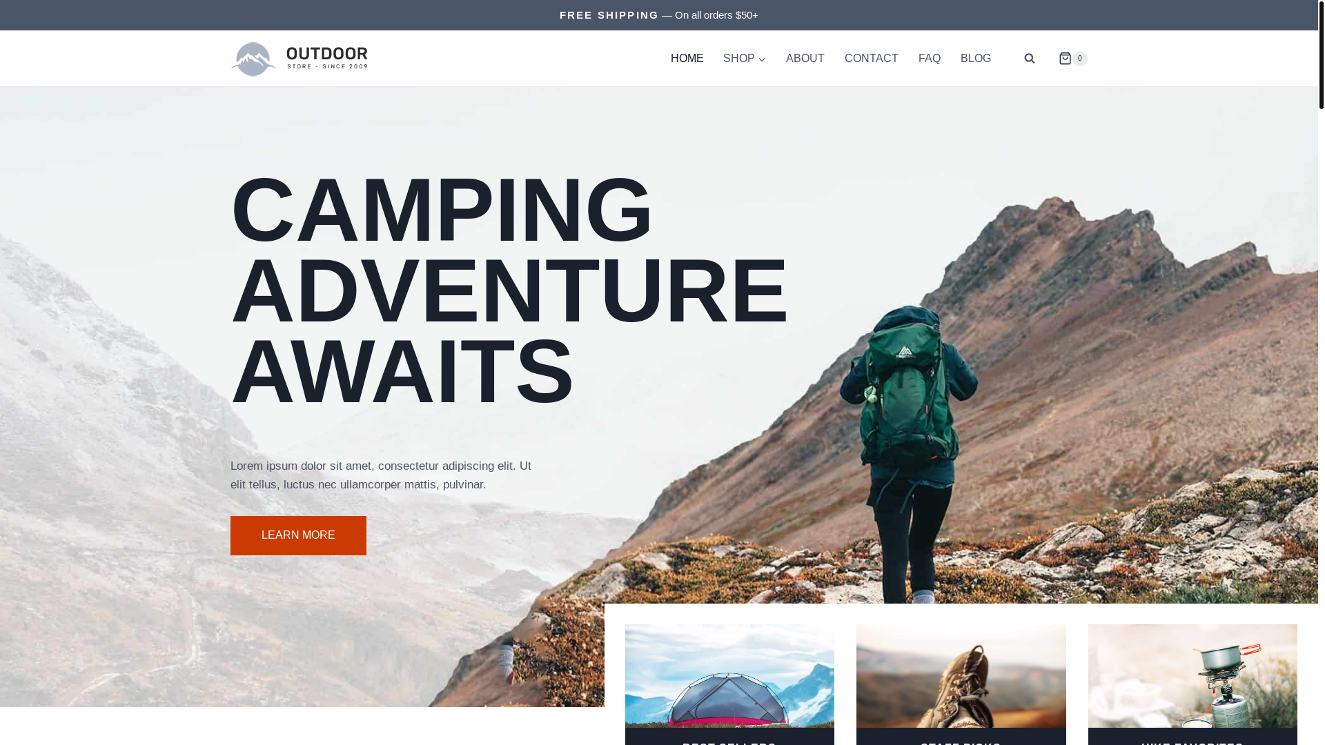 website screenshot of https://keteles.shop/