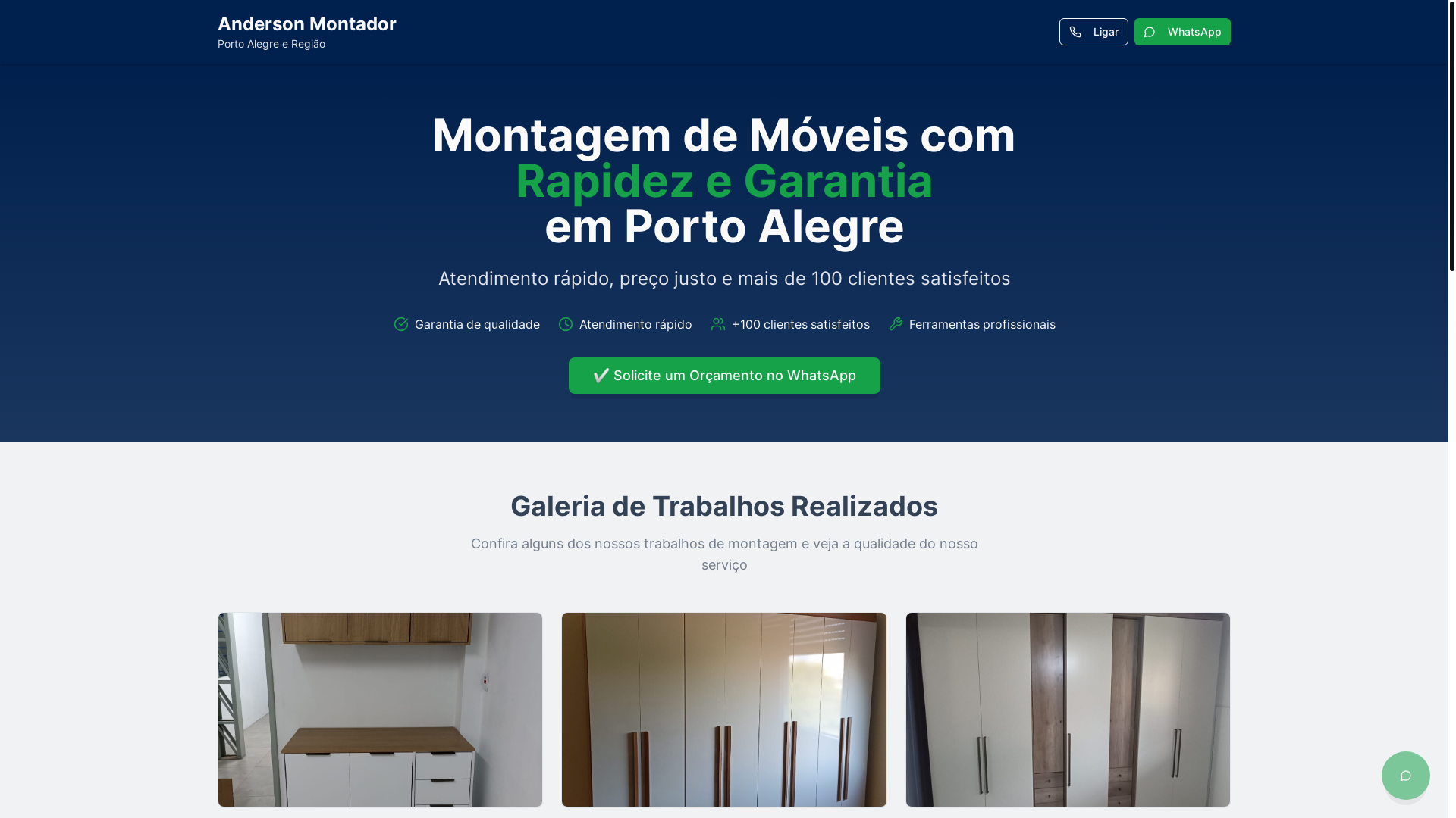 website screenshot of https://andersonmontadordemoveis.com.br/