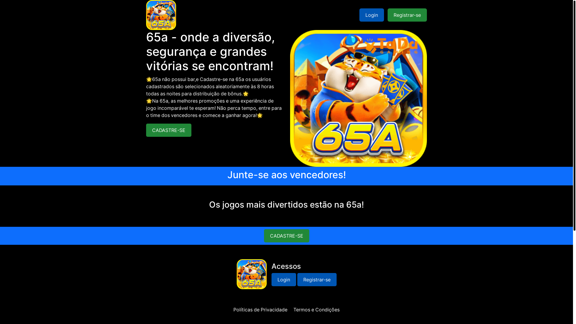 website screenshot of https://65avip.com/