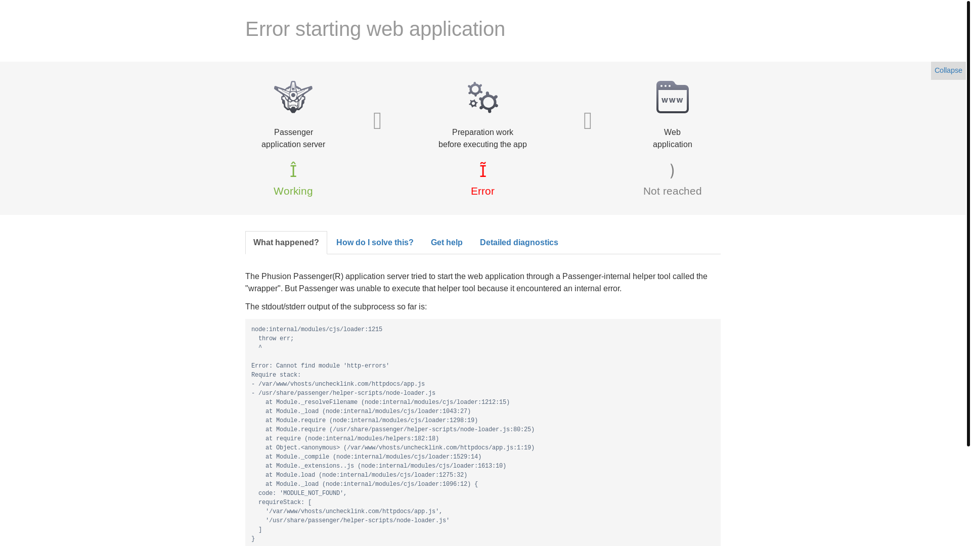website screenshot of https://unchecklink.com/