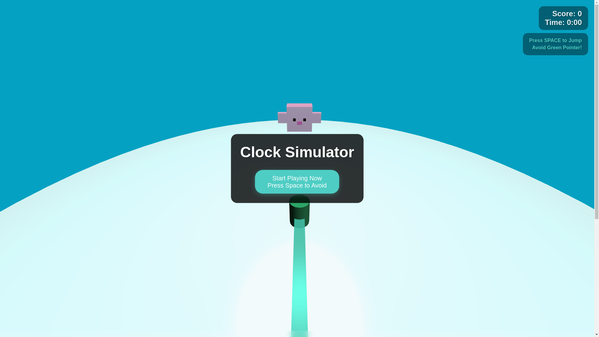 website screenshot of https://clocksimulator.site/