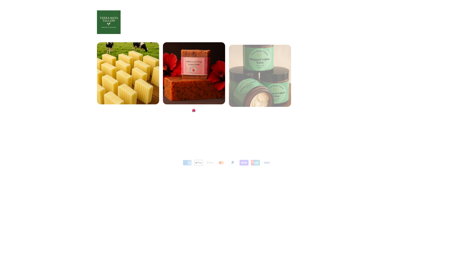 website screenshot of https://terramatatallow.net/
