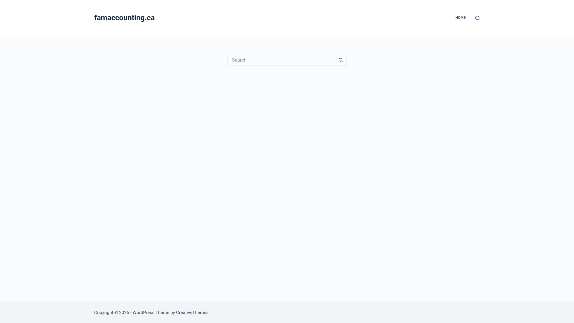 website screenshot of https://famaccounting.ca/