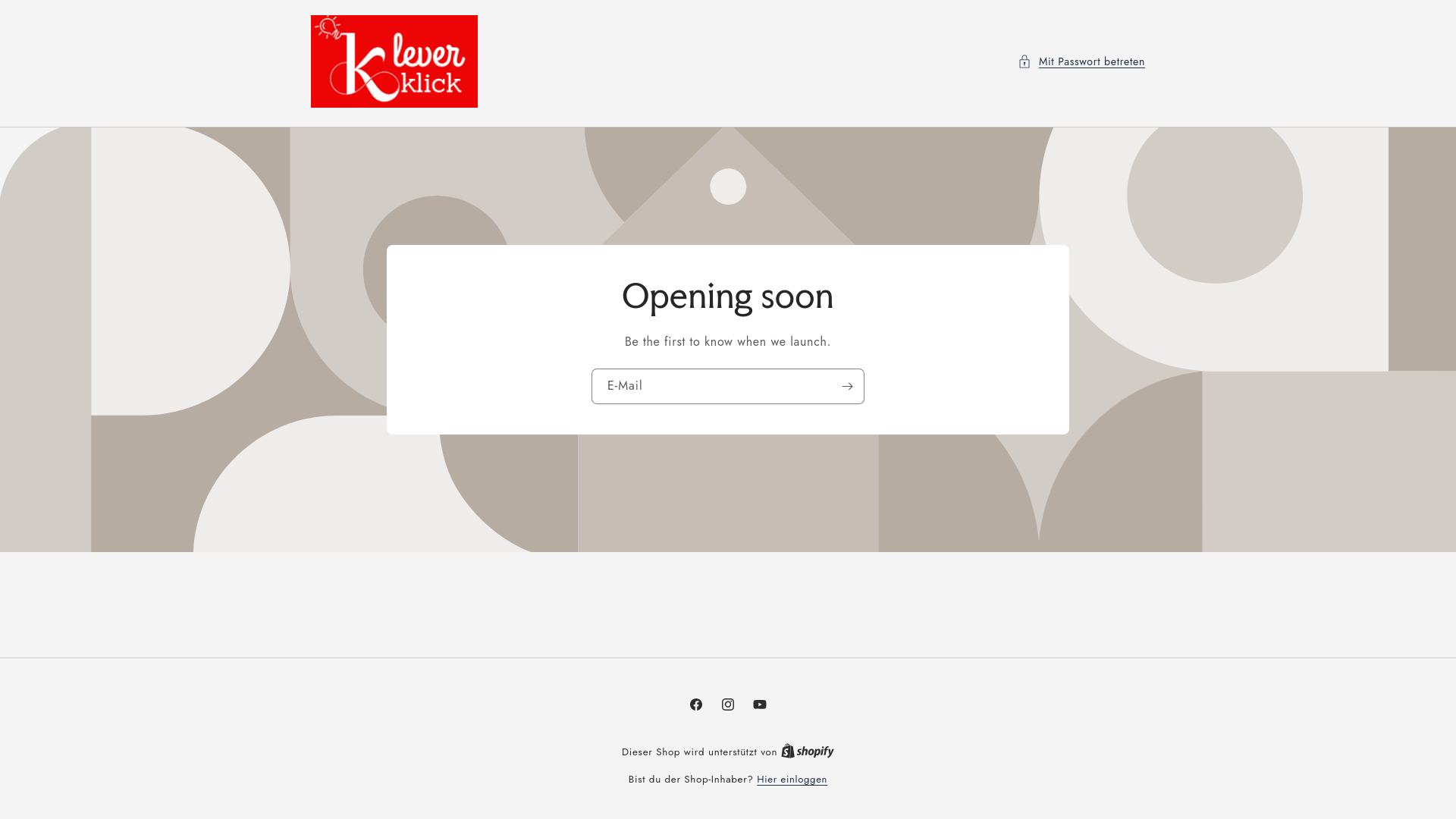 website screenshot of https://kleverklick.de/