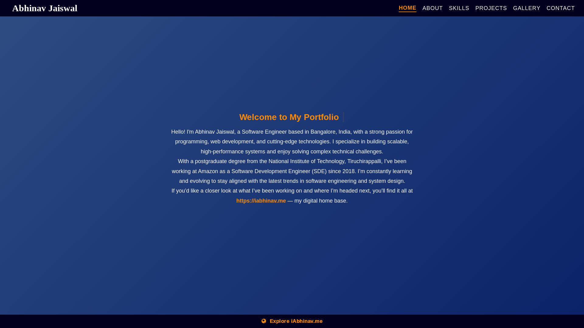 website screenshot of https://av9abhinav.pages.dev/