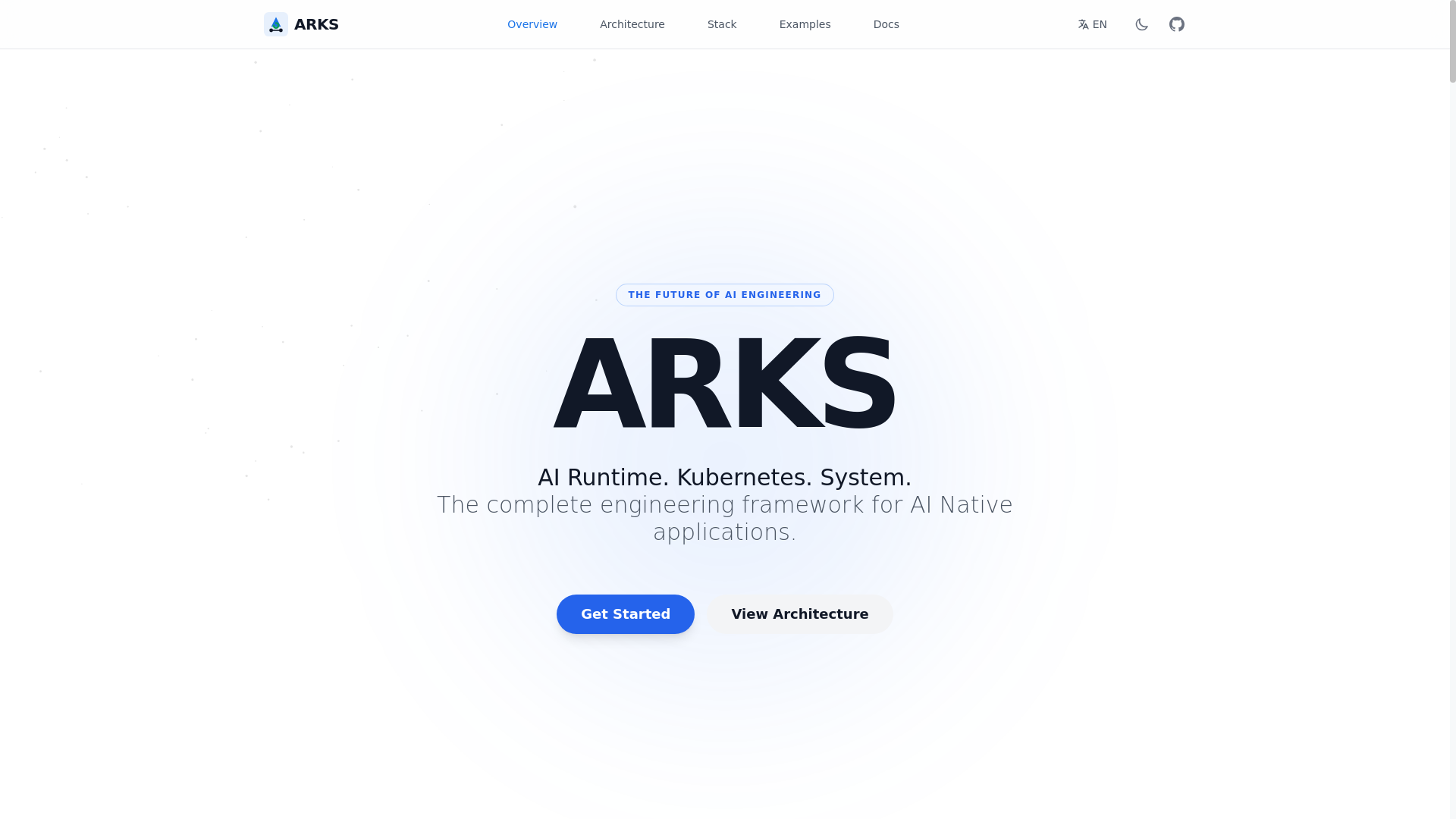 website screenshot of https://arks-site.pages.dev/