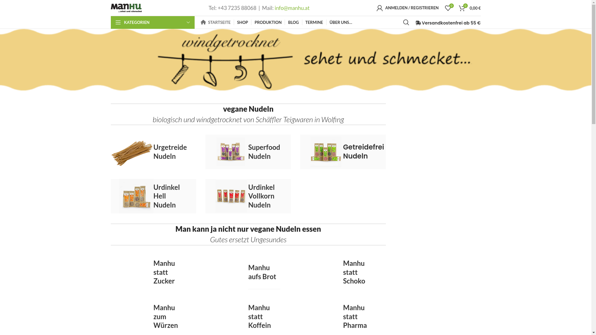 website screenshot of https://minimango.de/