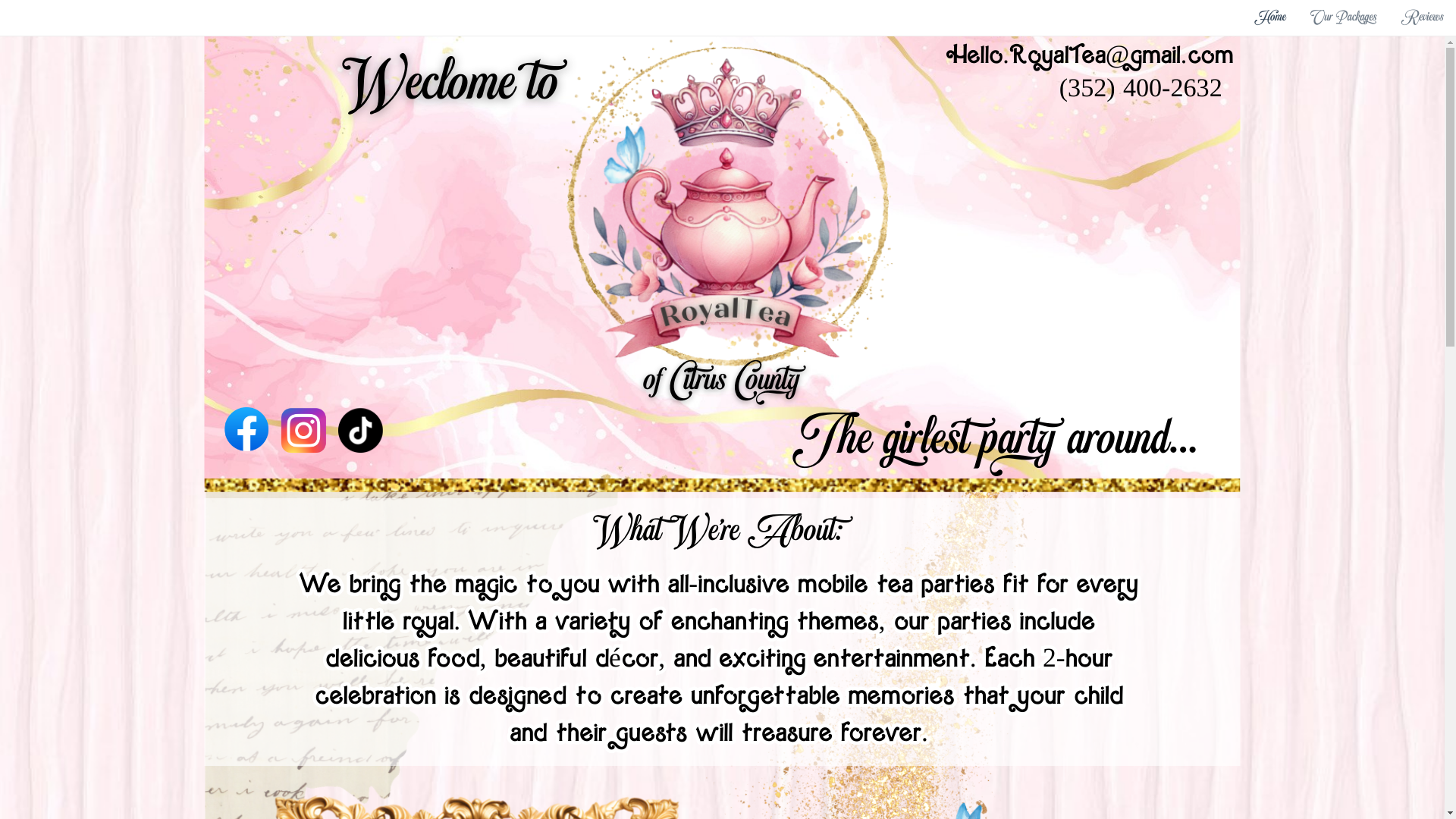 website screenshot of https://royalteaofcitrus.com/