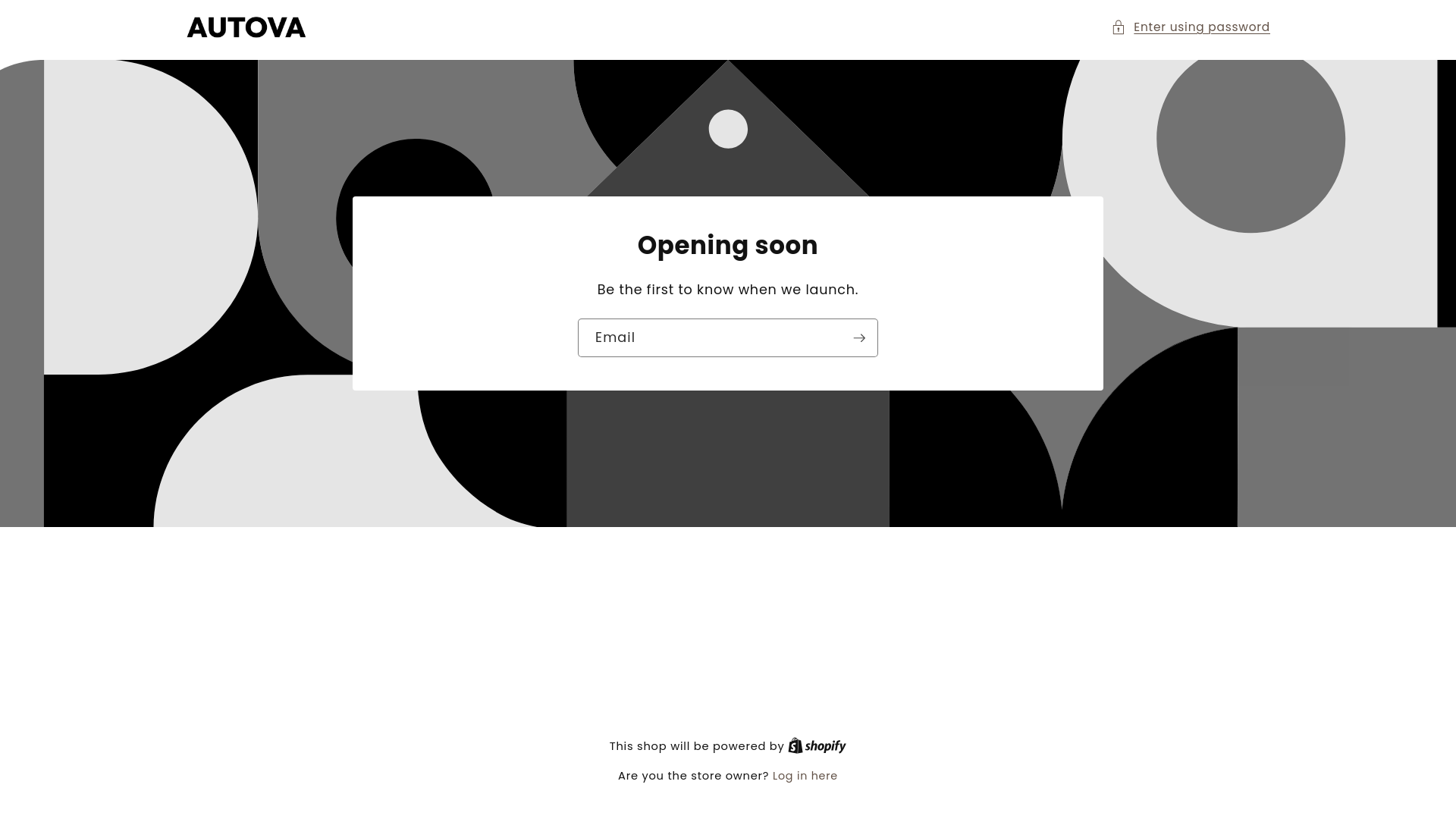 website screenshot of https://autova.shop/