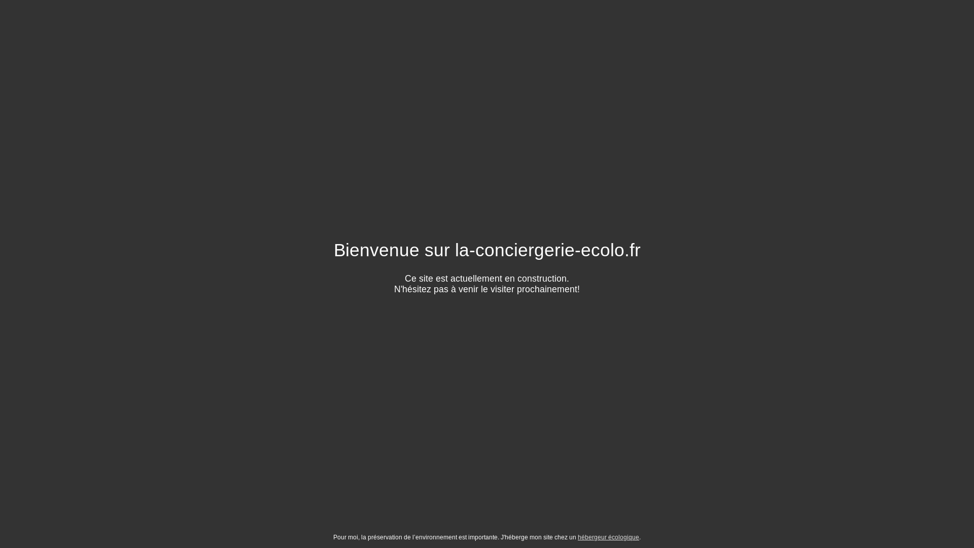 website screenshot of https://la-conciergerie-ecolo.fr/