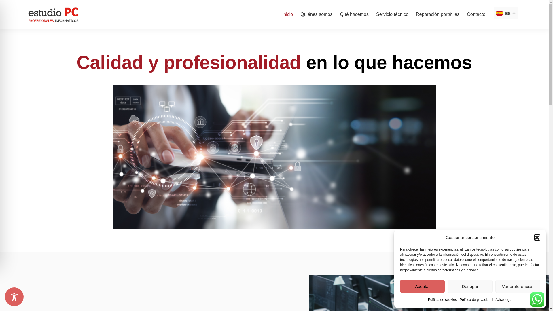 website screenshot of https://estudiopc.pro/
