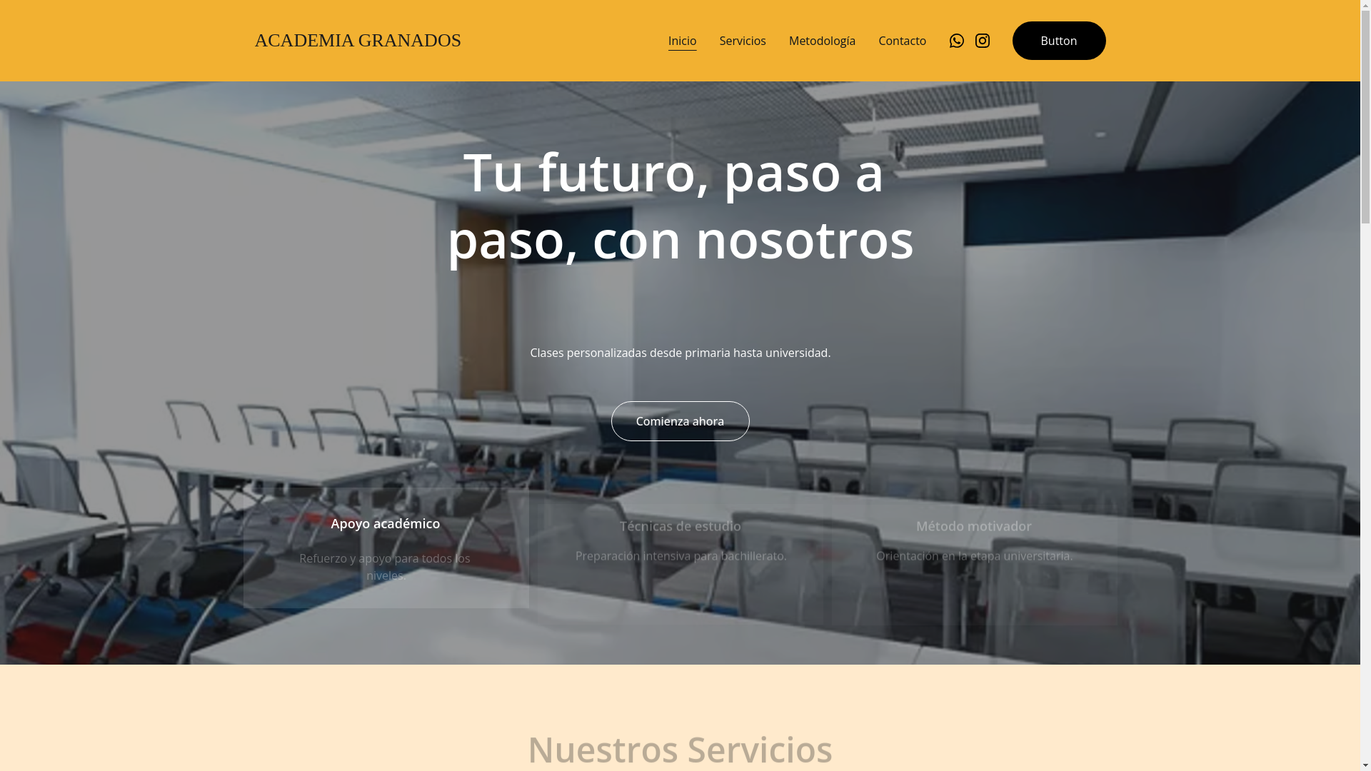 website screenshot of https://agranados.es/