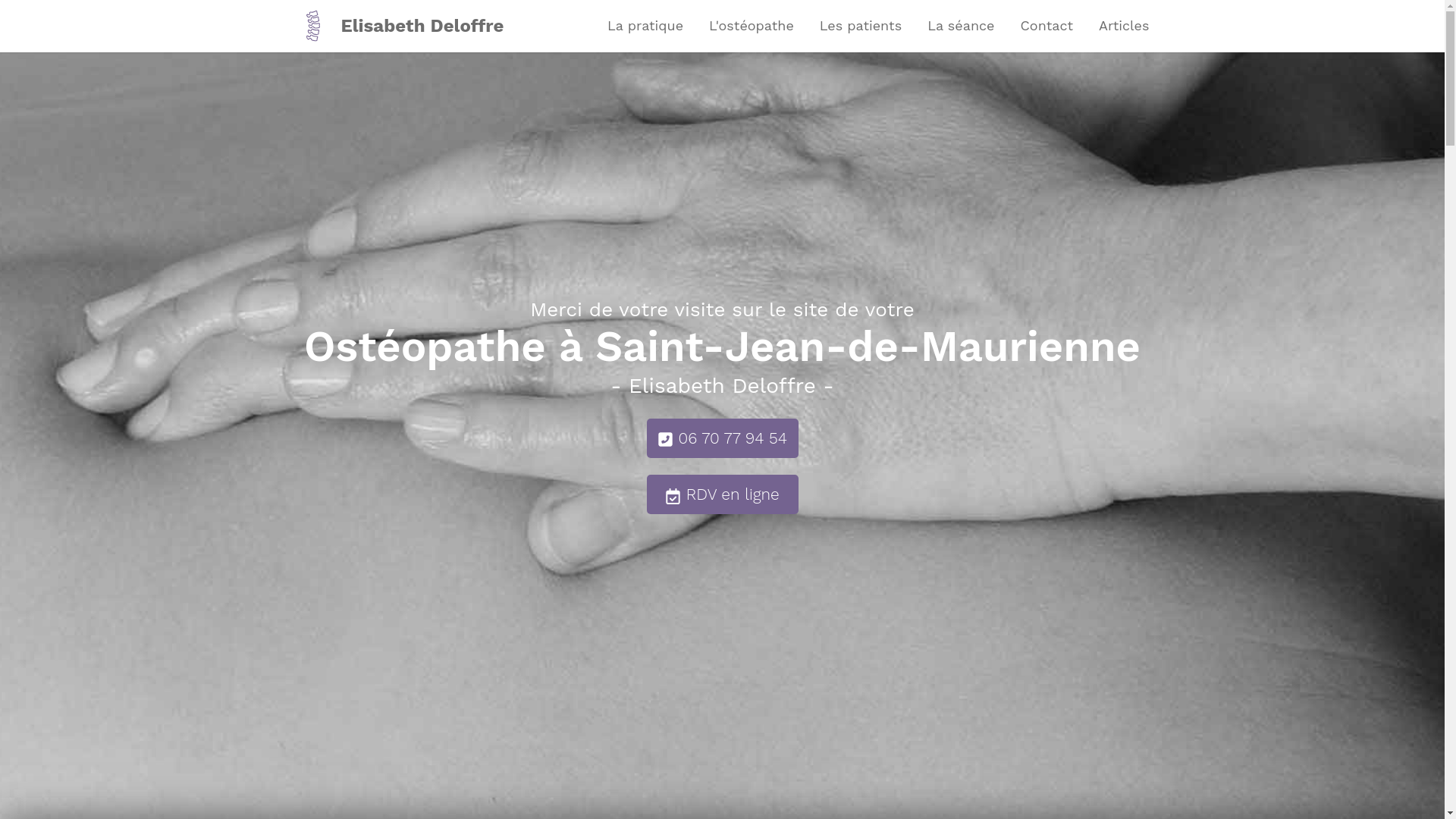 website screenshot of https://osteopathe-saintjeandemaurienne.fr/
