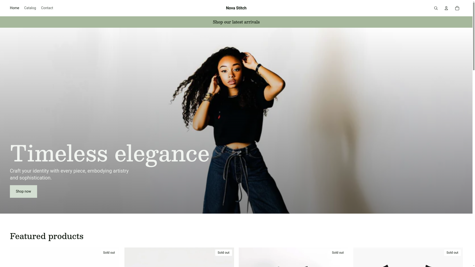 website screenshot of https://nestthread.shop/