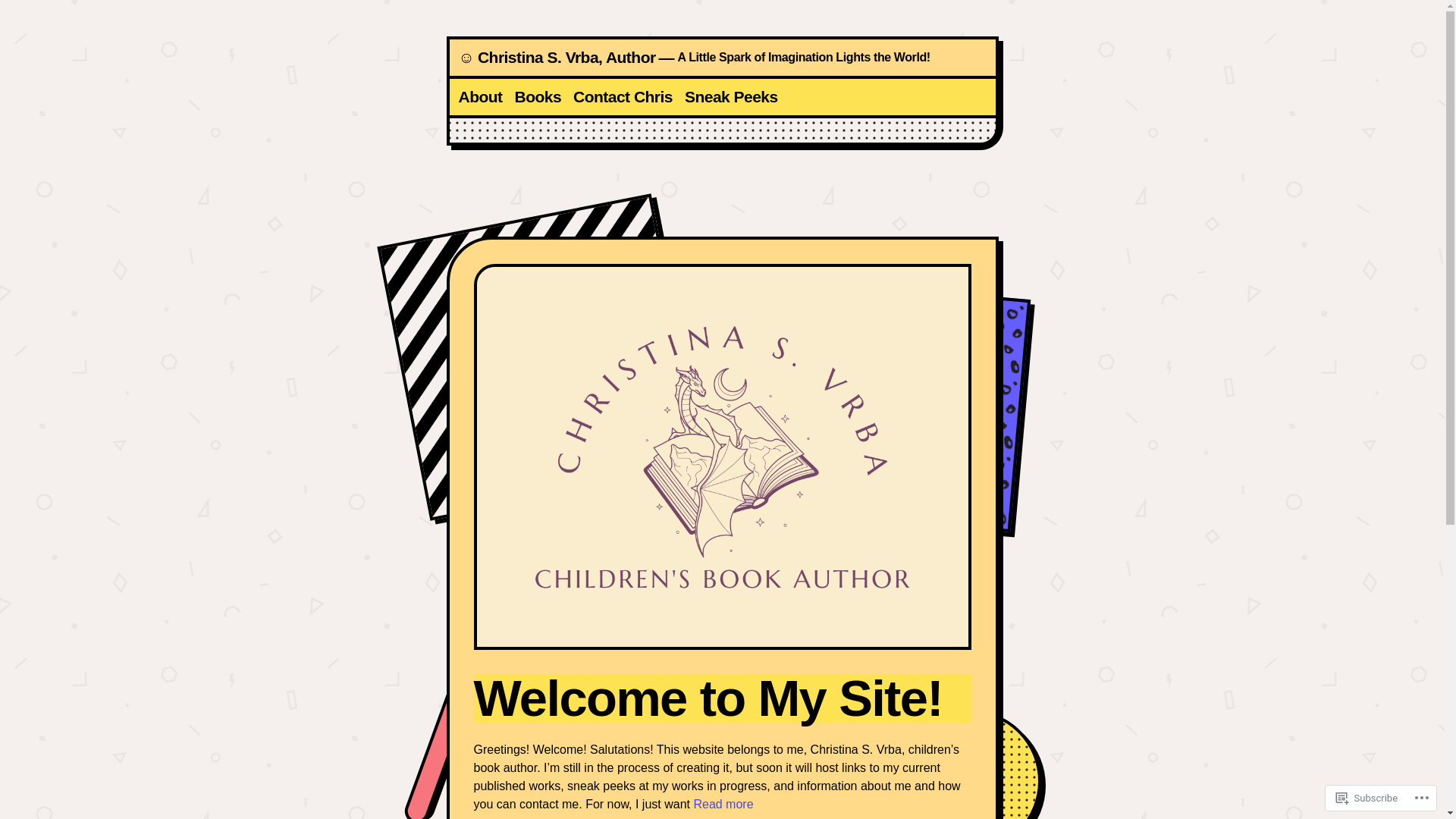 website screenshot of https://cvrbawrites.com/