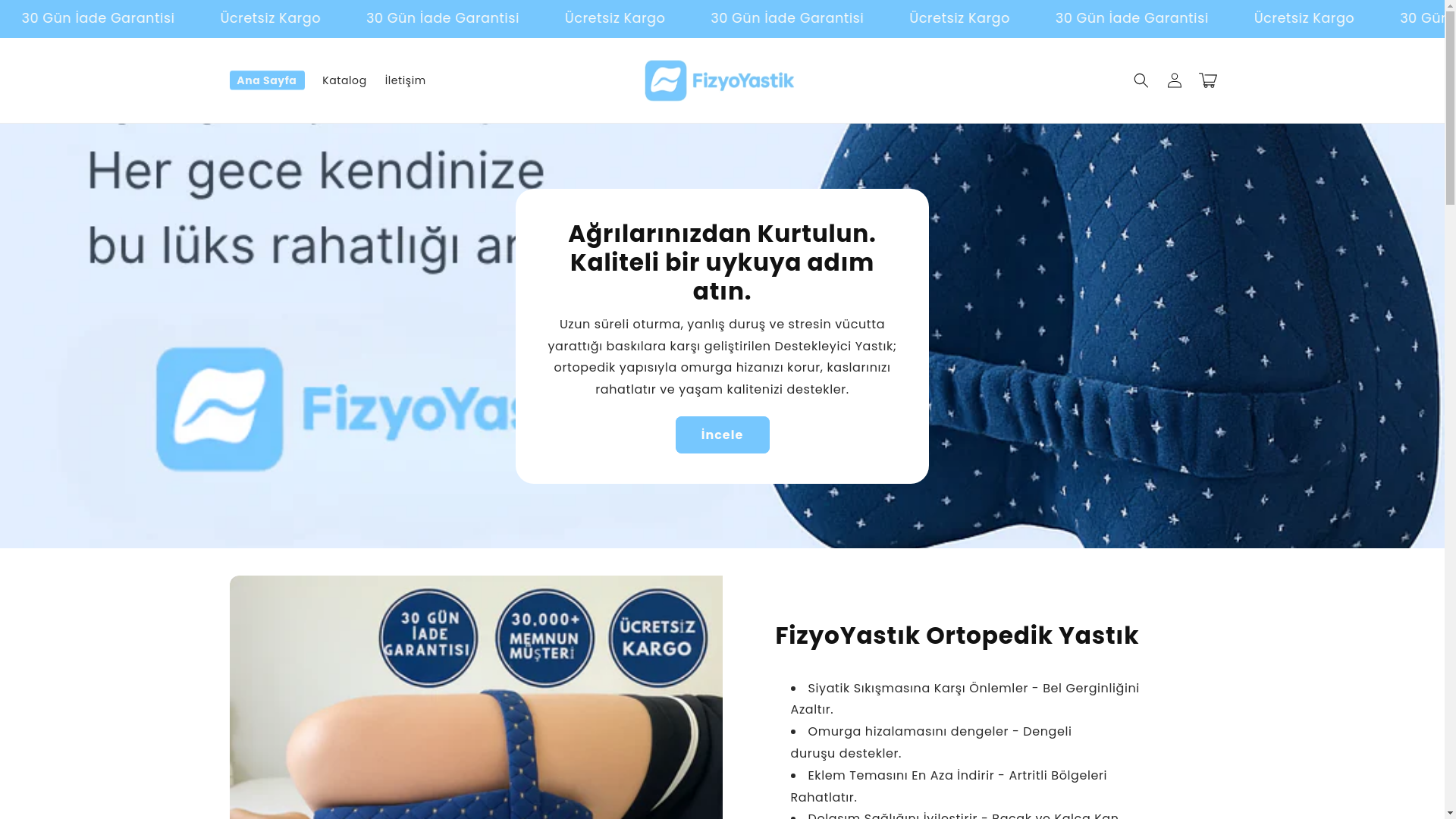 website screenshot of https://fizyoyastik.com/
