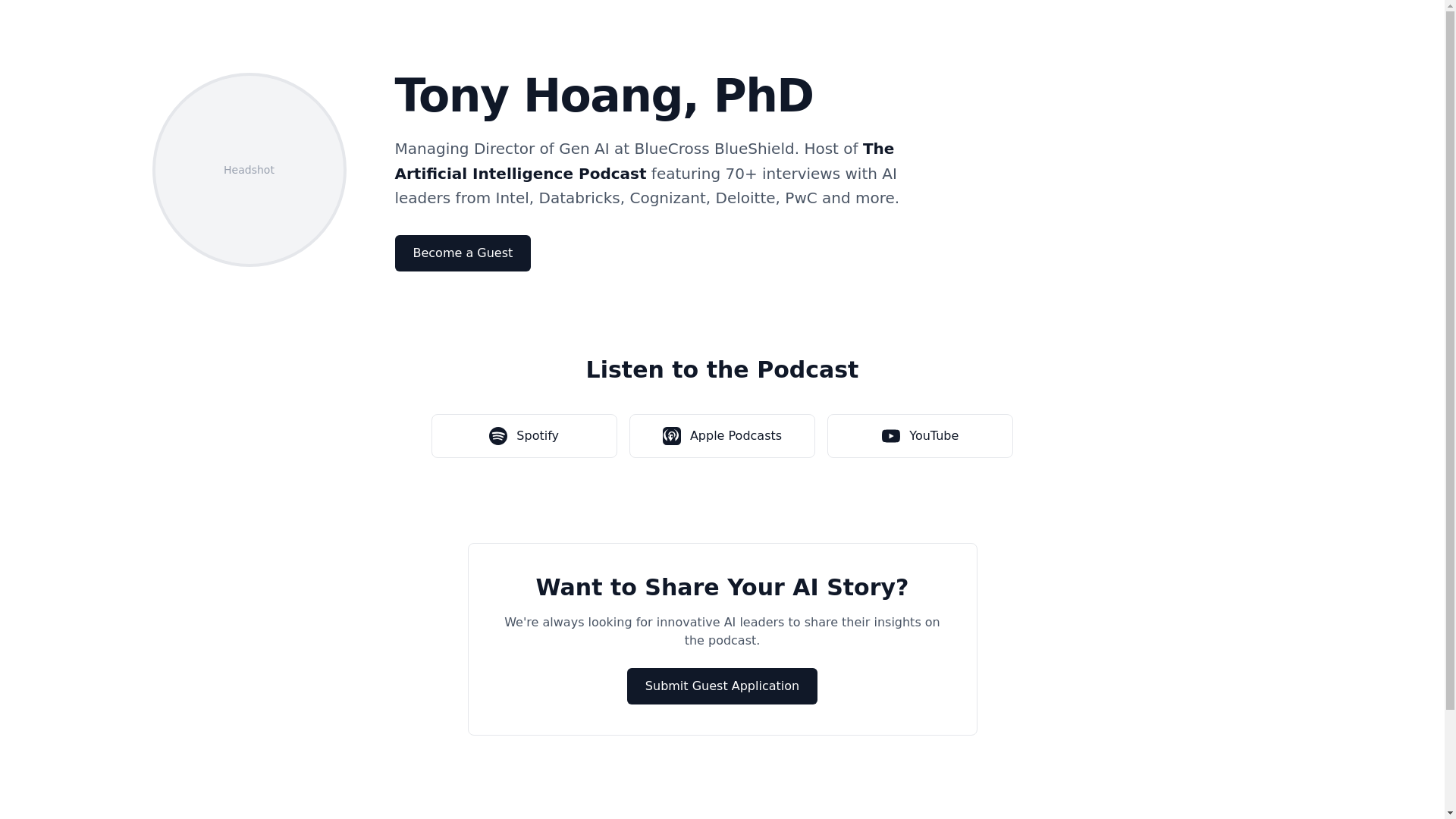 website screenshot of https://tonyphoangcom.pages.dev/