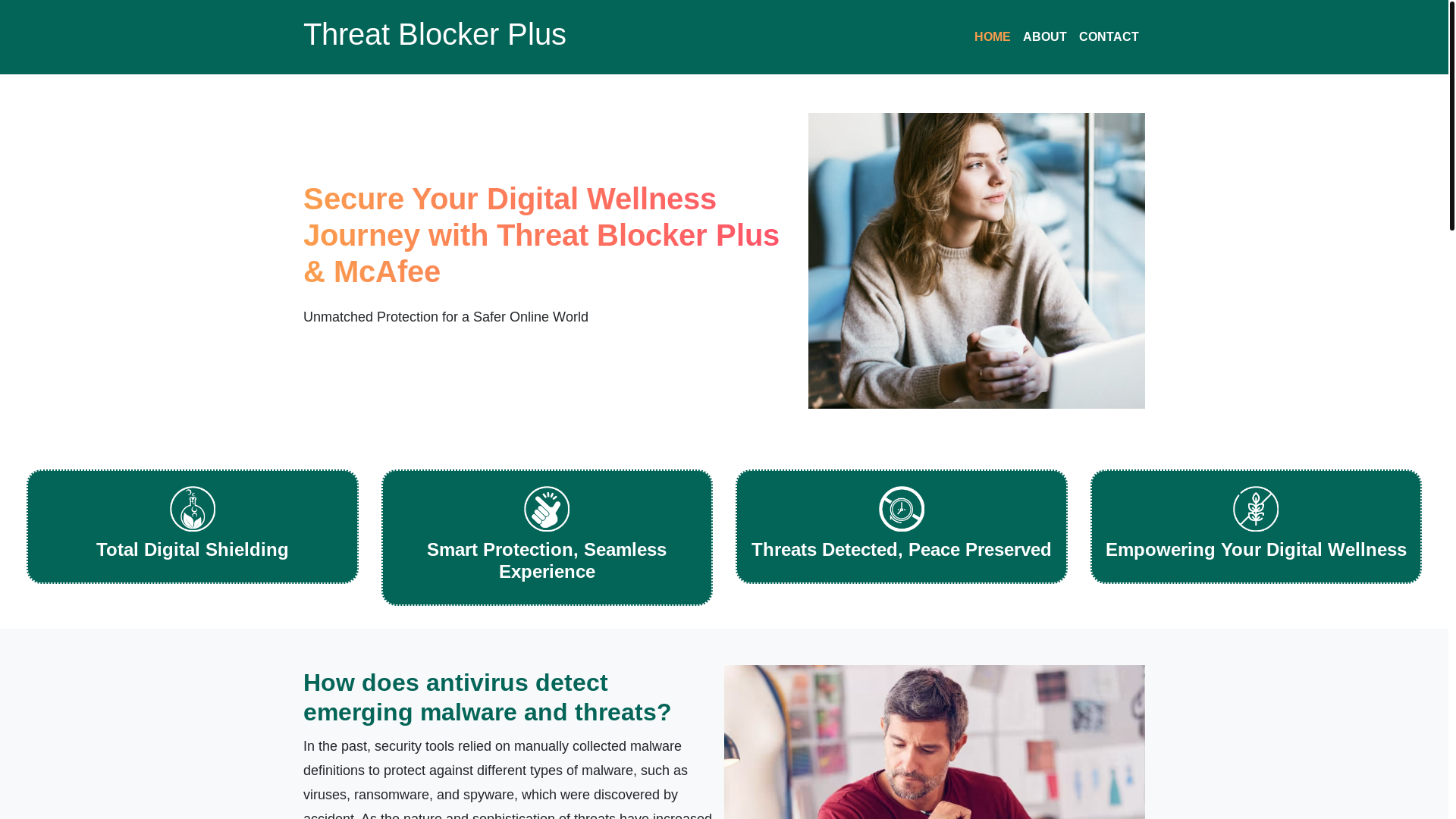 website screenshot of https://threatblockerplus.com/