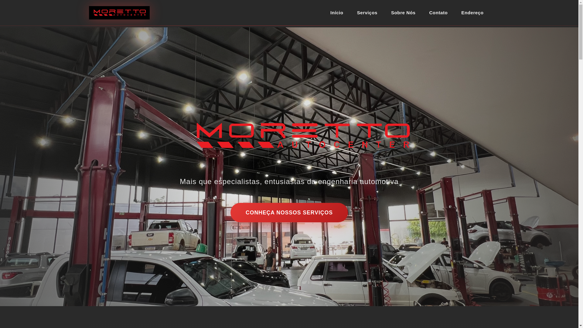 website screenshot of https://morettoautocenter.com.br/