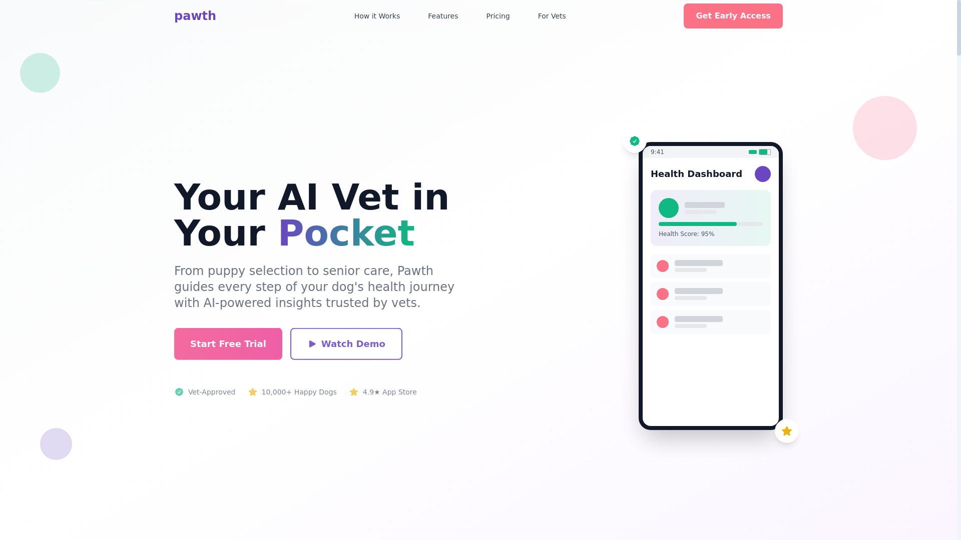 website screenshot of https://pawthai-landing.pages.dev/