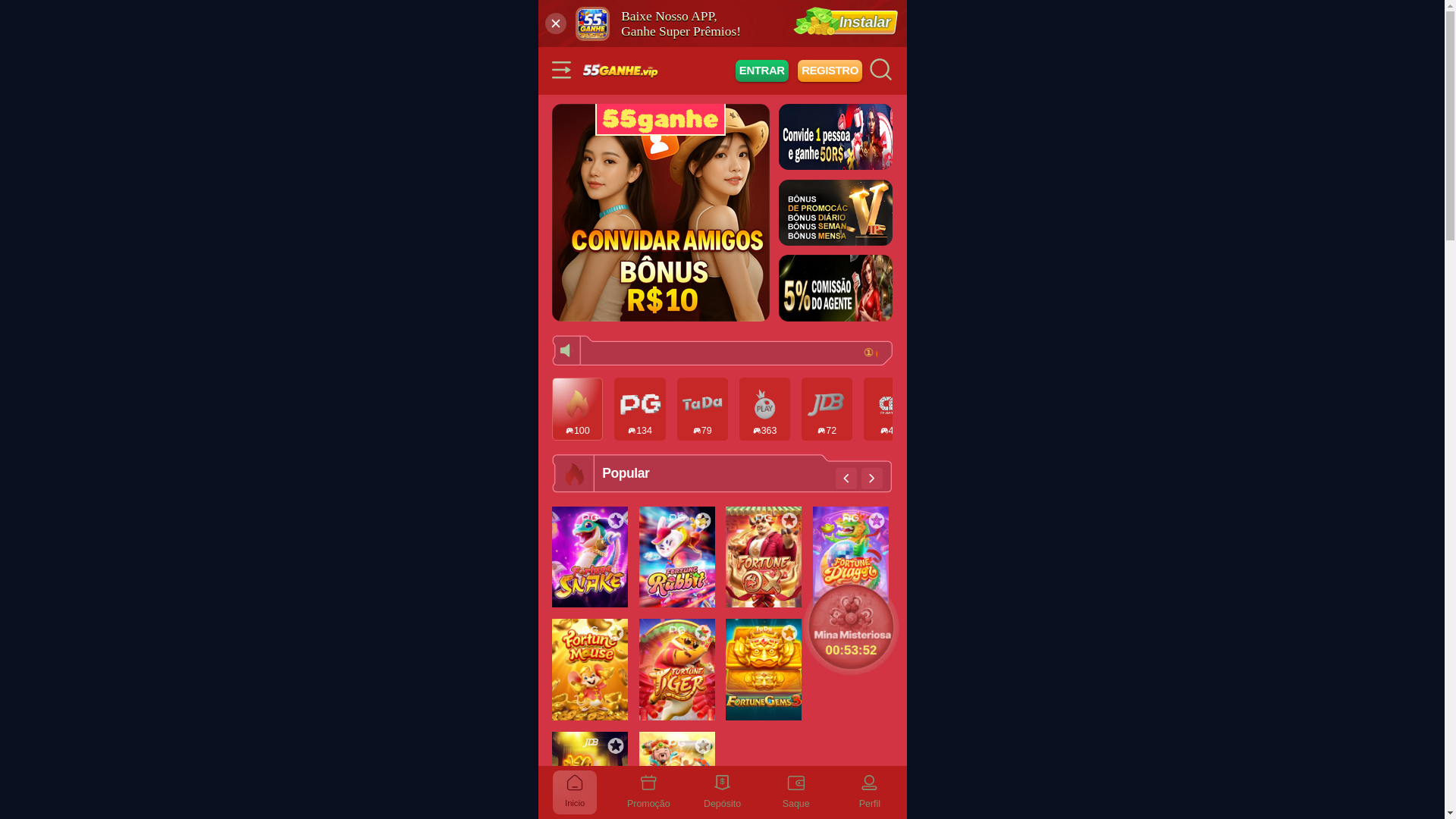 website screenshot of https://55ganhen.com/